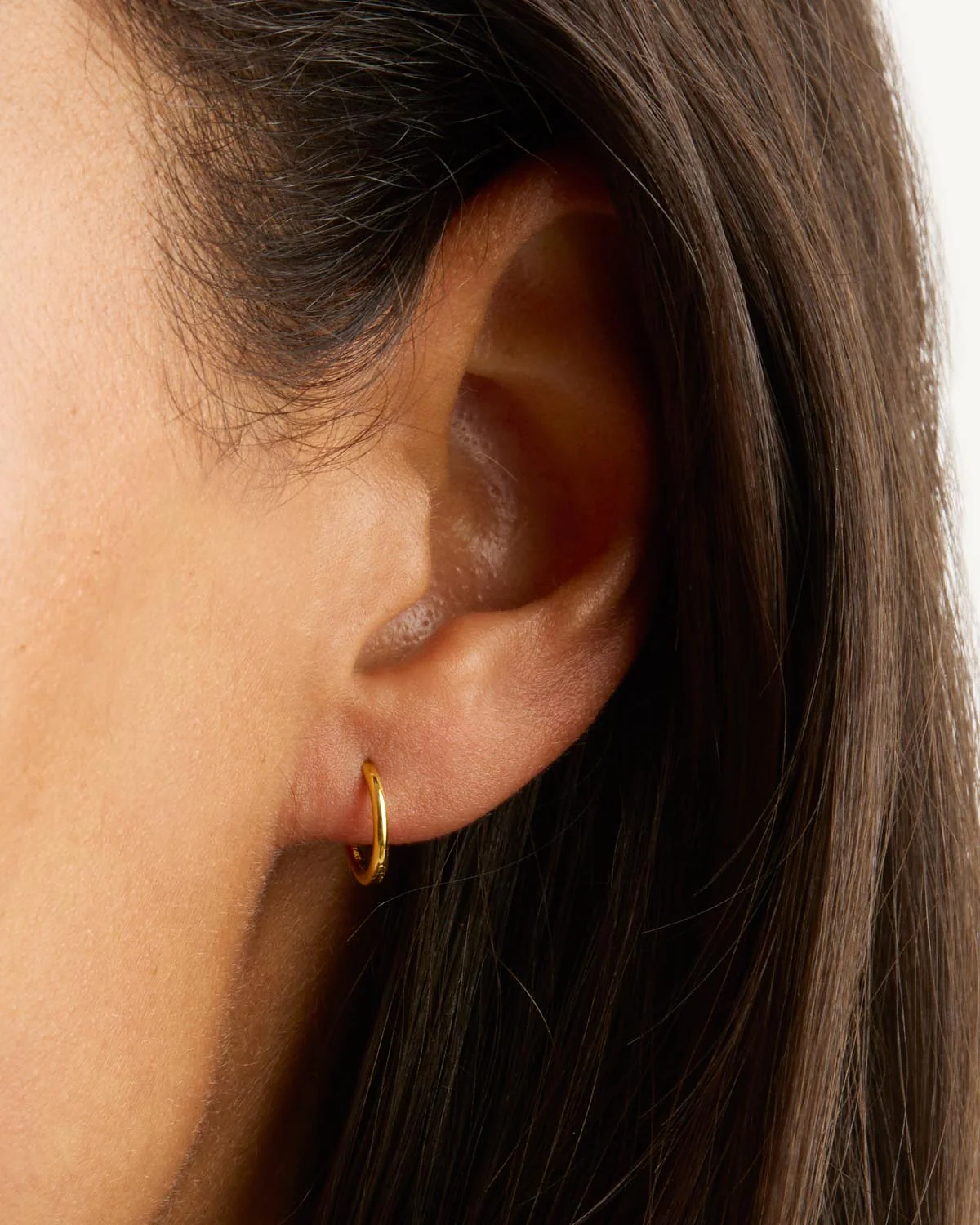 14k Solid Gold Purity Sleeper - 8mm - Image 2