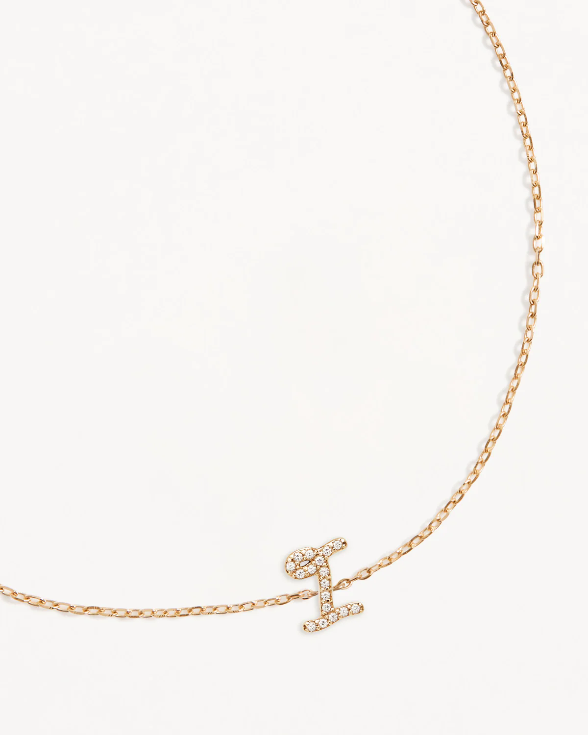 14k Solid Gold Diamond Love Letter Bracelet - Image 21