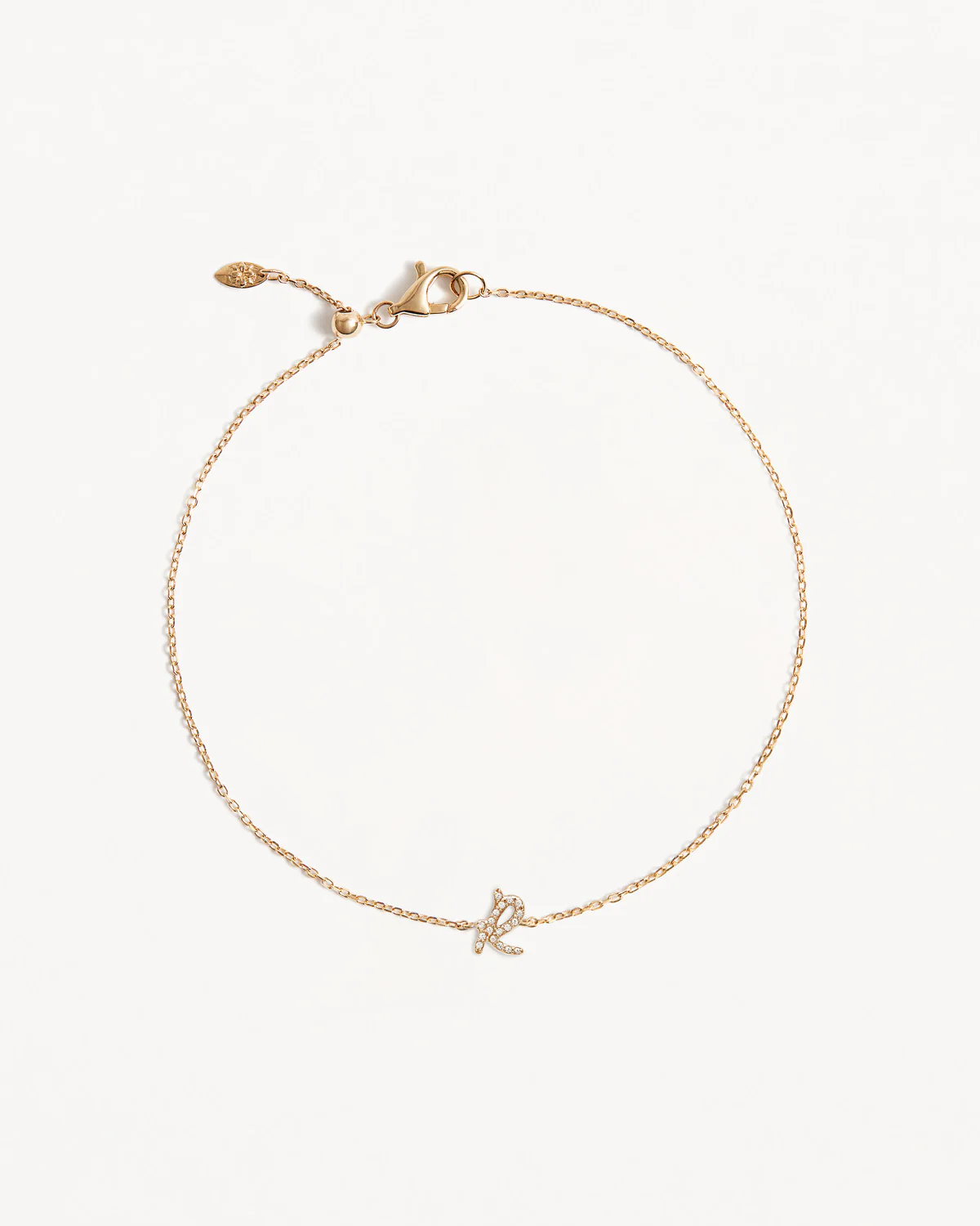 14k Solid Gold Diamond Love Letter Bracelet - Image 39