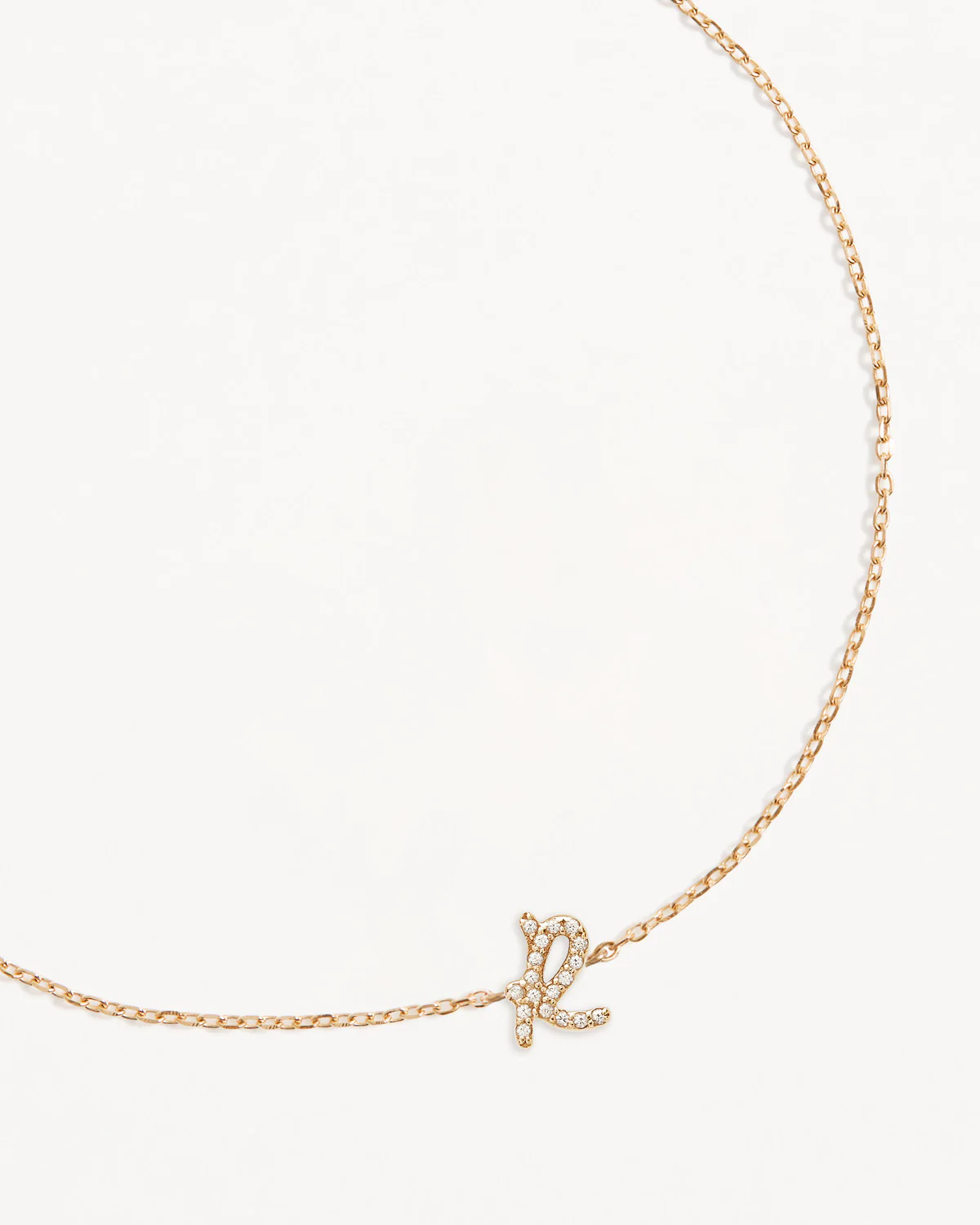 14k Solid Gold Diamond Love Letter Bracelet - Image 40
