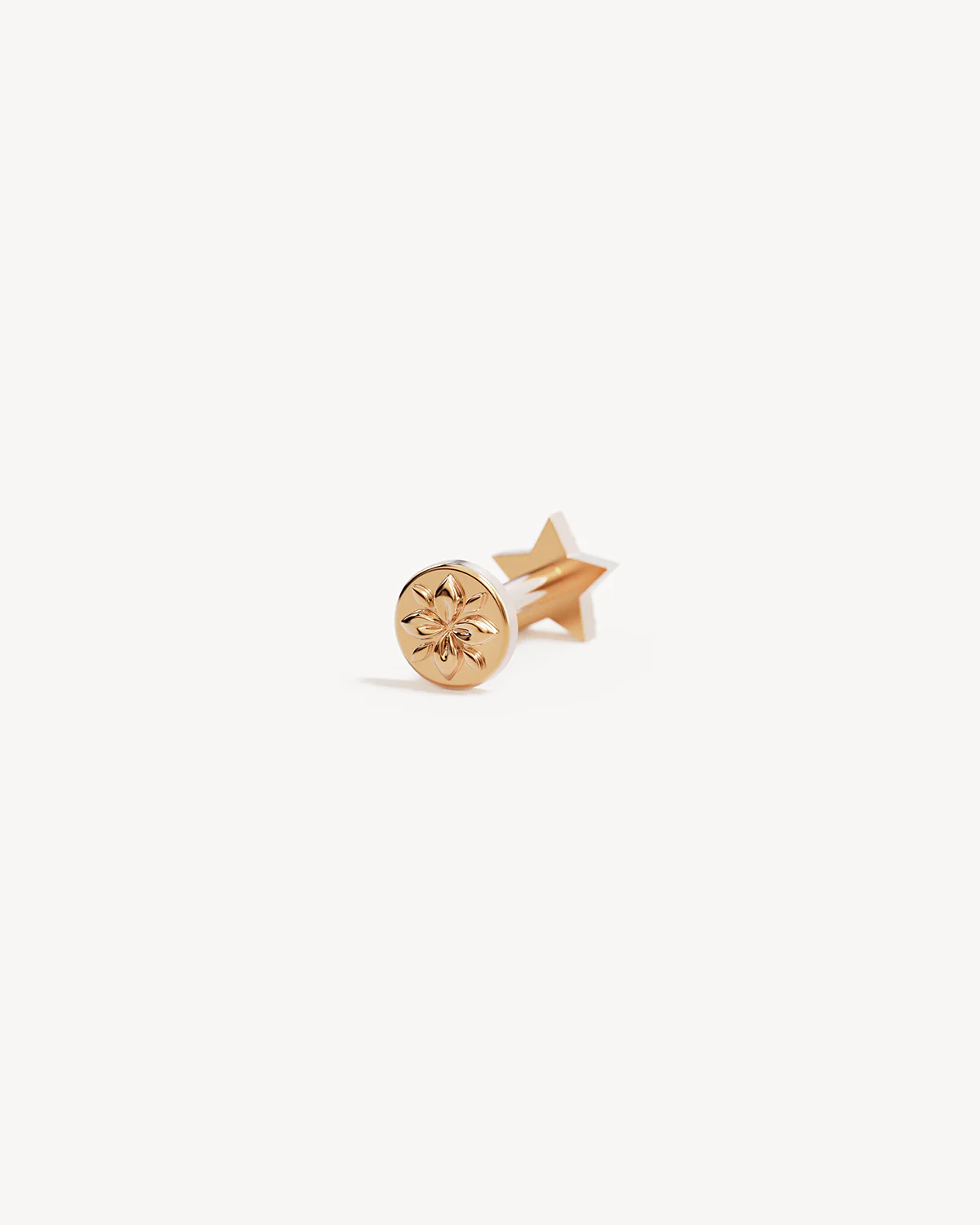 14k Solid Gold Estelle Lab-Grown Diamond Cartilage Earring - Image 3