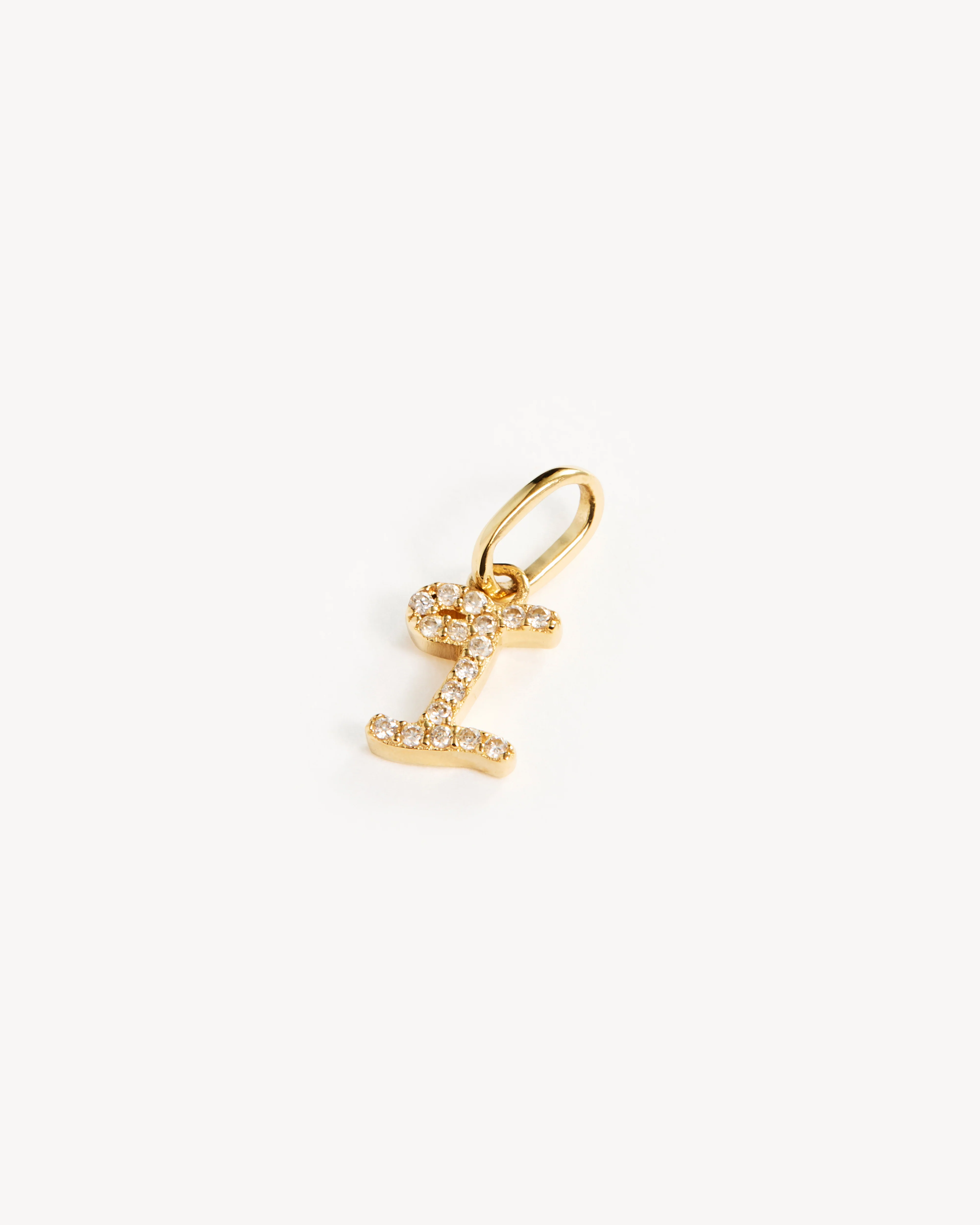 14k Solid Gold Forever Love Diamond Letter Necklace Pendant - Image 26