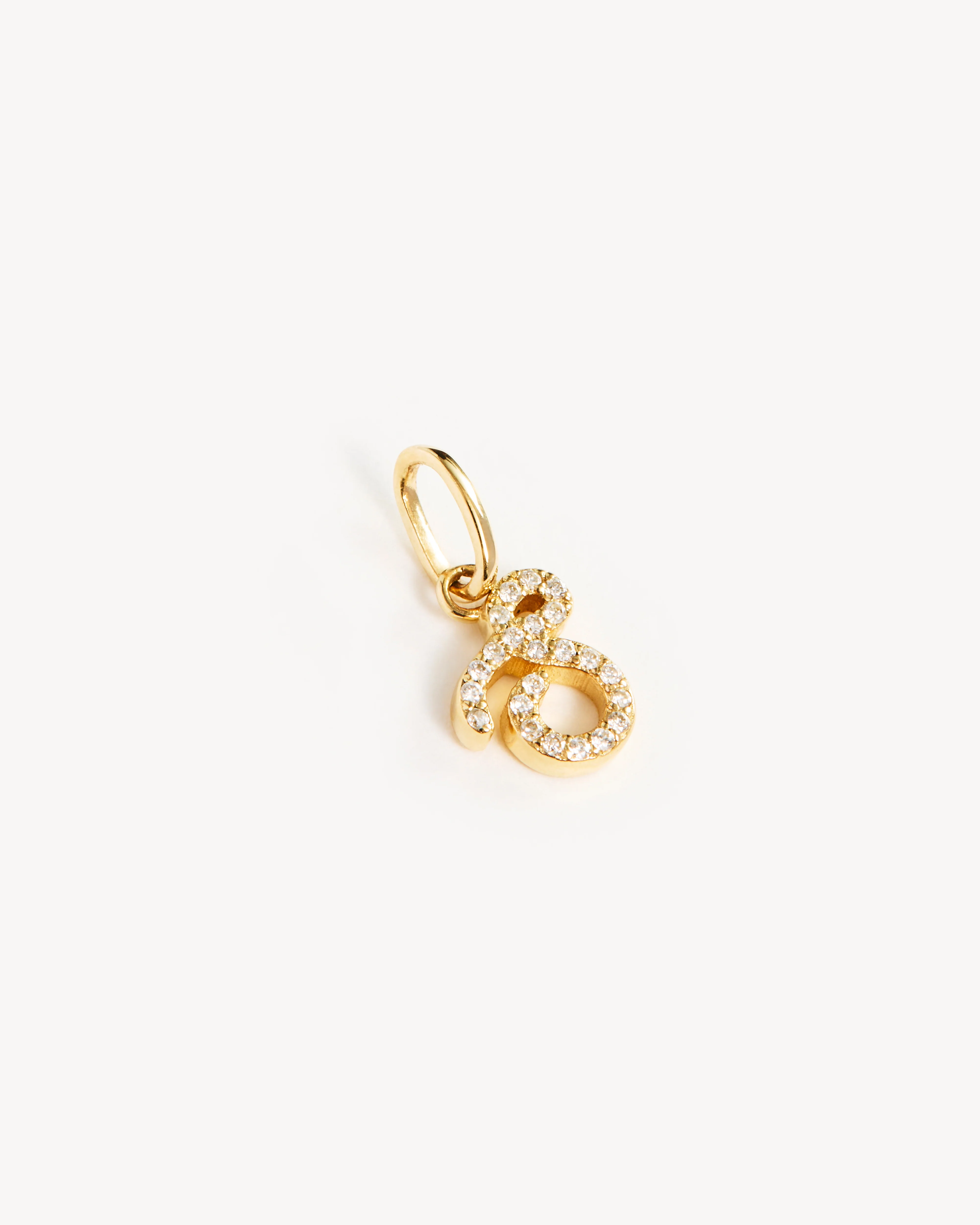 14k Solid Gold Forever Love Diamond Letter Necklace Pendant - Image 53