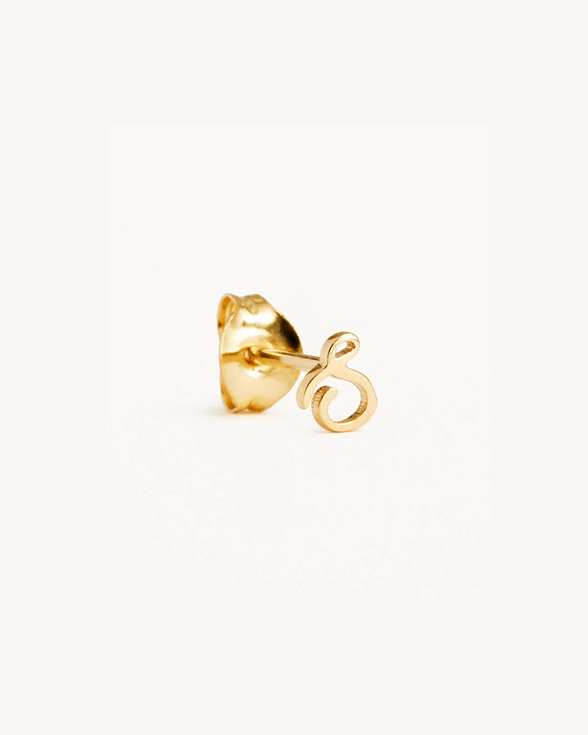 14k Solid Gold Love Letter Earring - Image 57