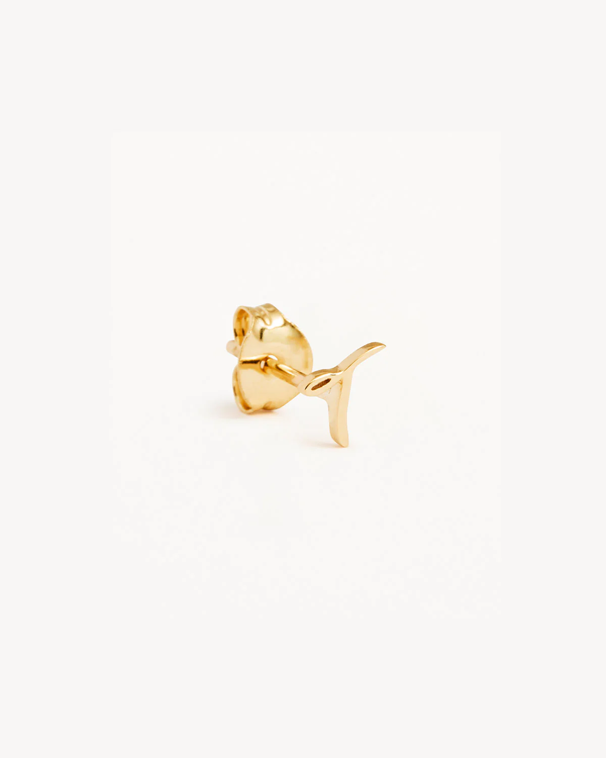 14k Solid Gold Love Letter Earring - Image 60