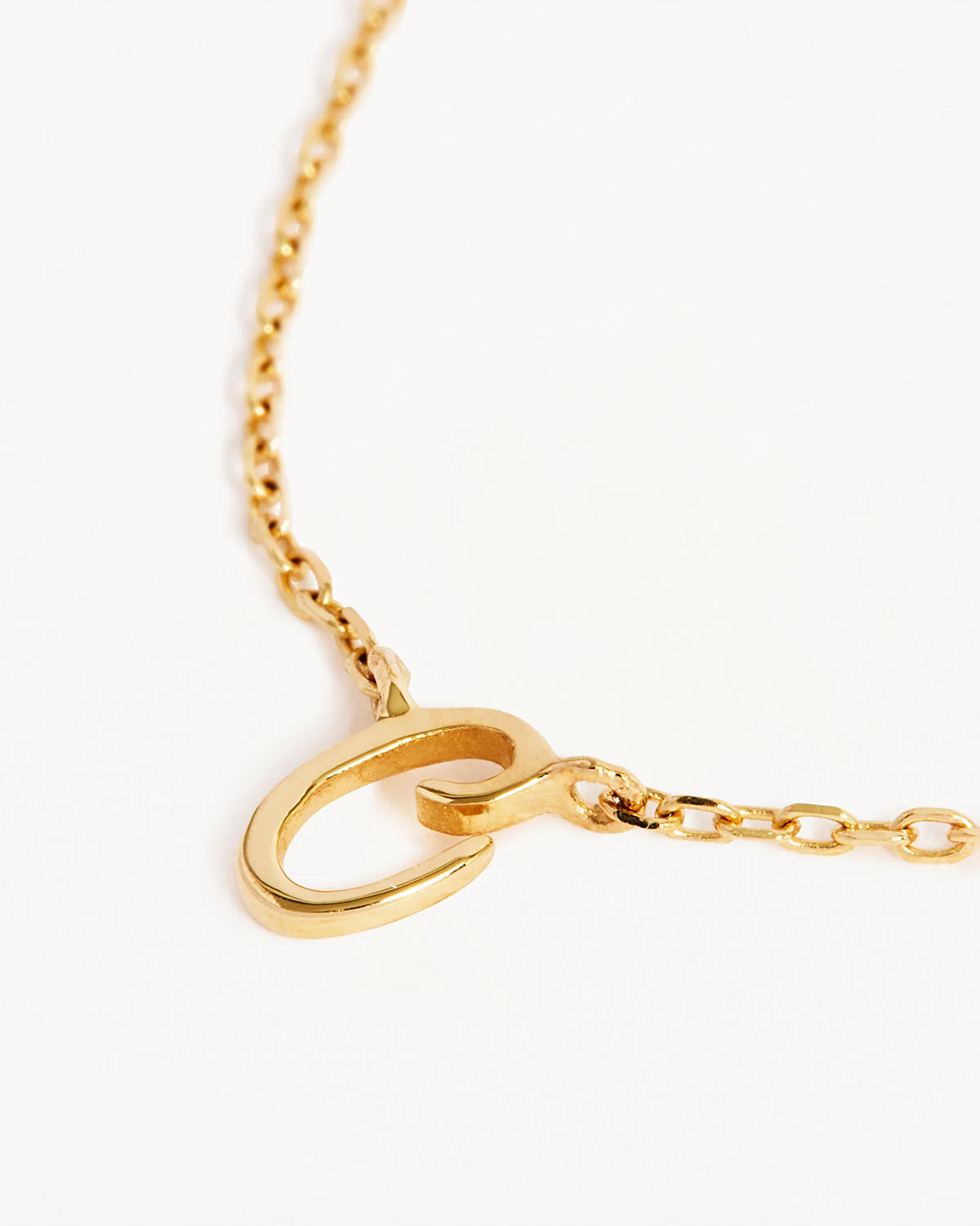 14k Solid Gold Love Letter Necklace - Image 17
