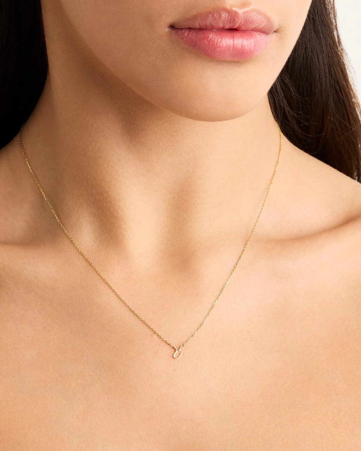 14k Solid Gold Love Letter Necklace - Image 19