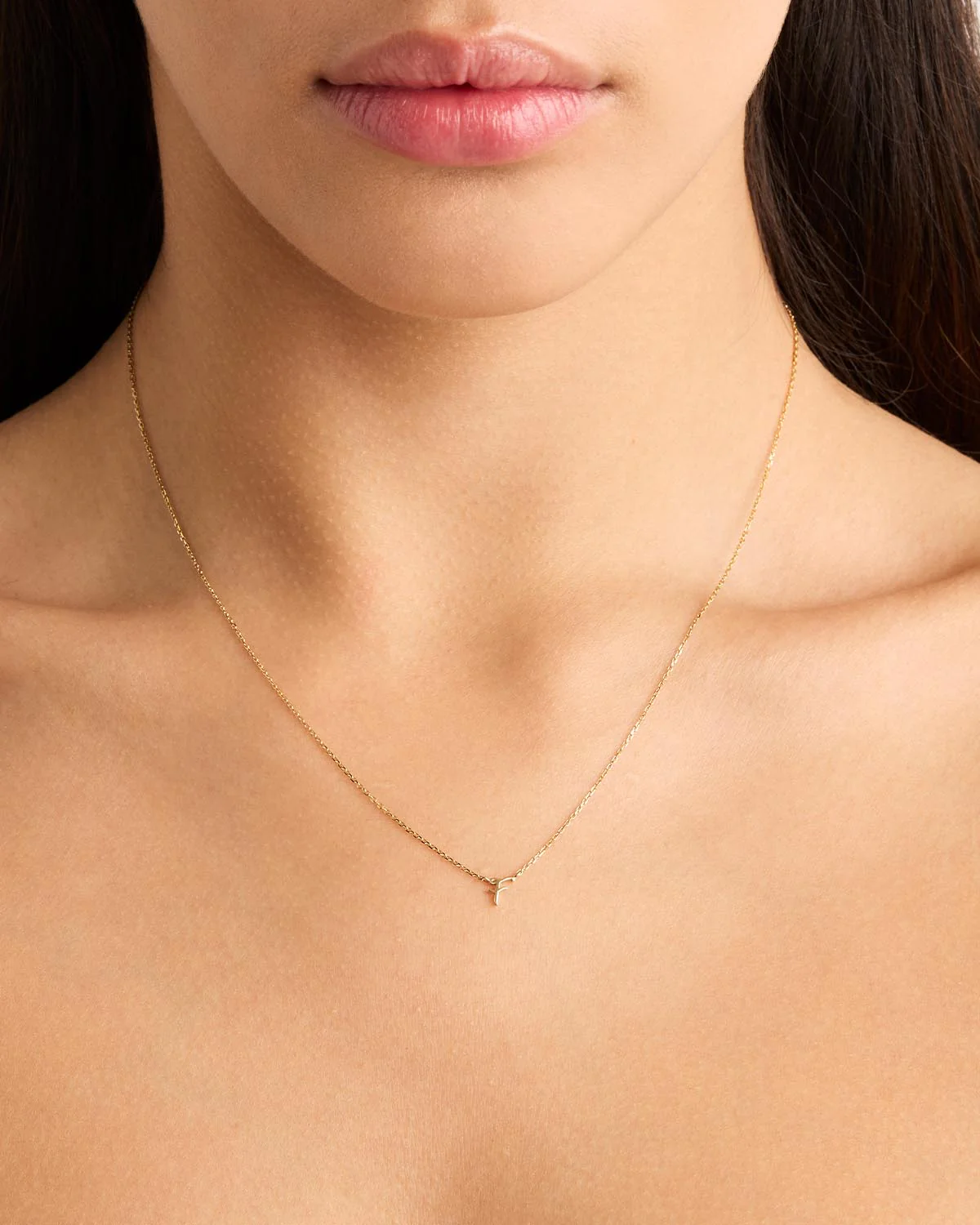 14k Solid Gold Love Letter Necklace - Image 22