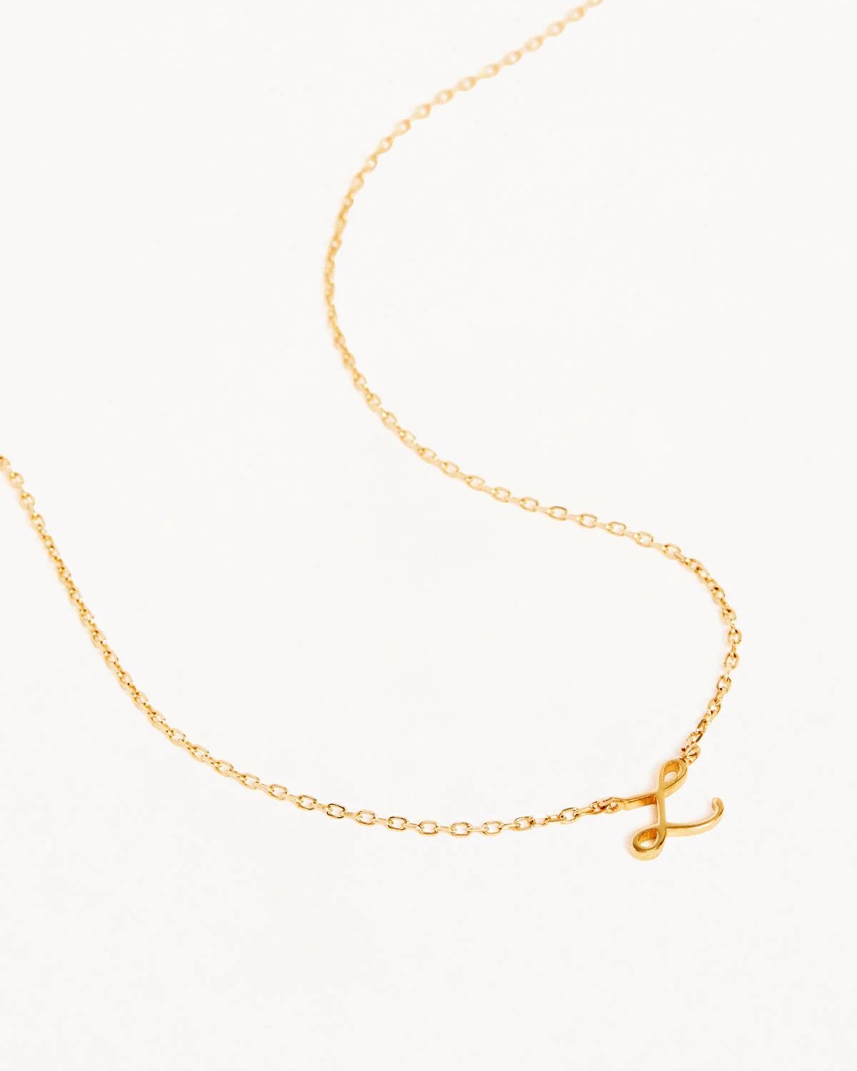 14k Solid Gold Love Letter Necklace - Image 39