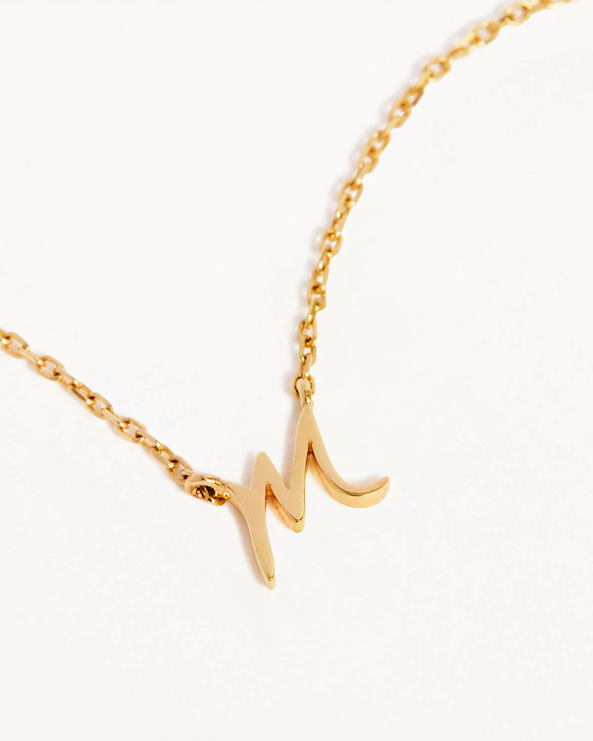 14k Solid Gold Love Letter Necklace - Image 44