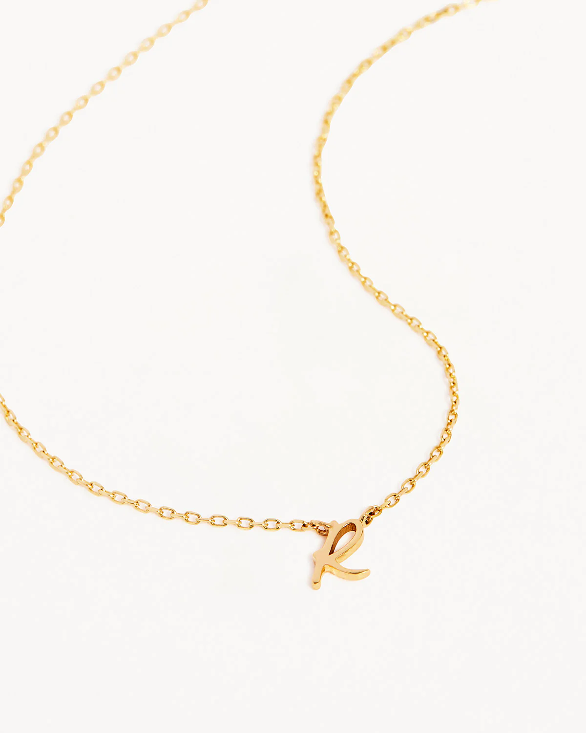 14k Solid Gold Love Letter Necklace - Image 54