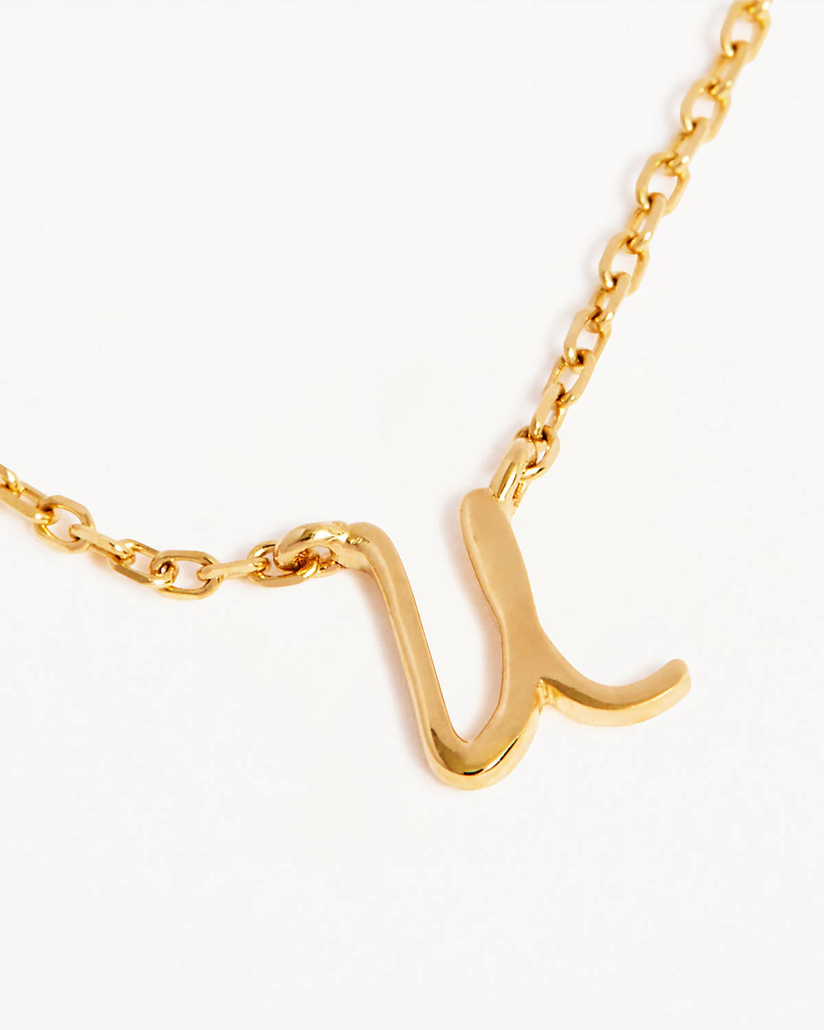 14k Solid Gold Love Letter Necklace - Image 65