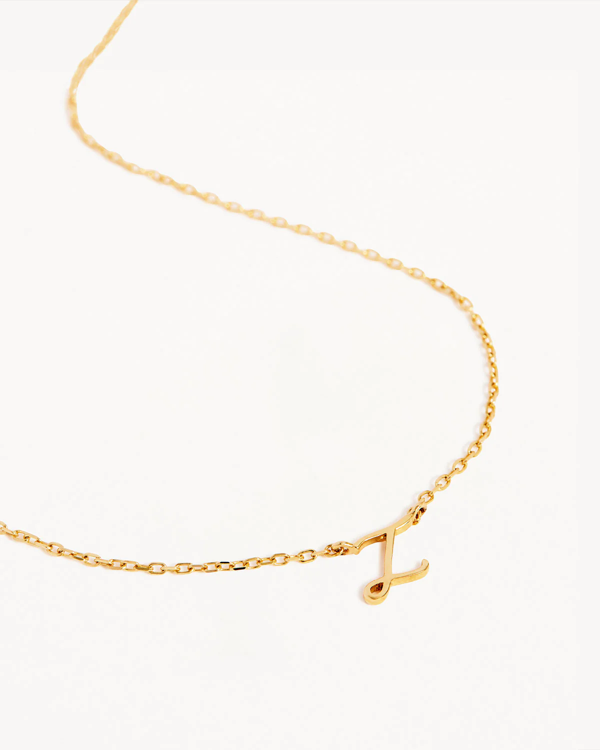 14k Solid Gold Love Letter Necklace - Image 78