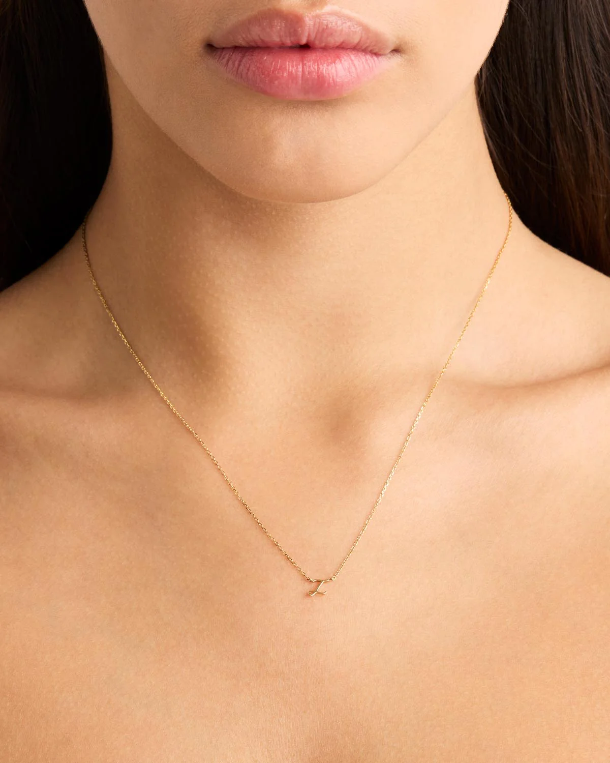 14k Solid Gold Love Letter Necklace - Image 79