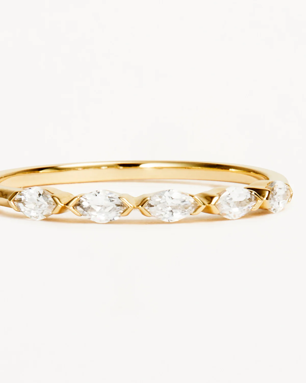 14k Solid Gold Sunlit Petals Lab-Grown Diamond Ring - Image 3