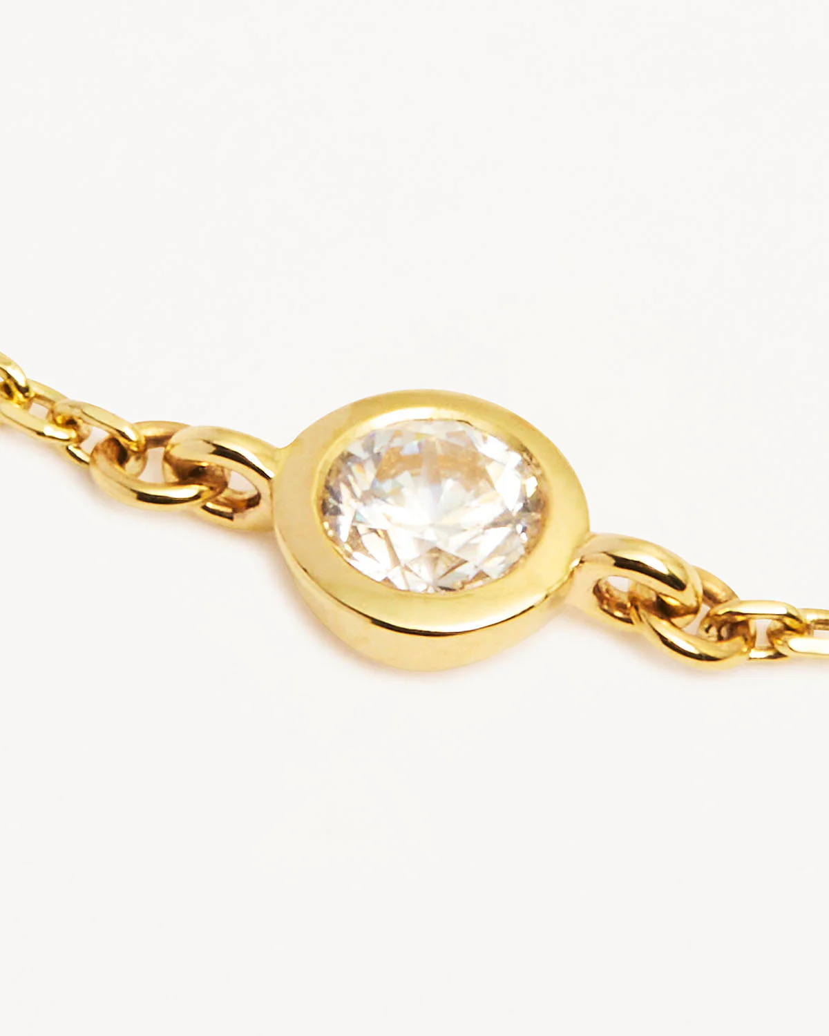 14k Solid Gold Water Drop Diamond Bracelet - Image 3