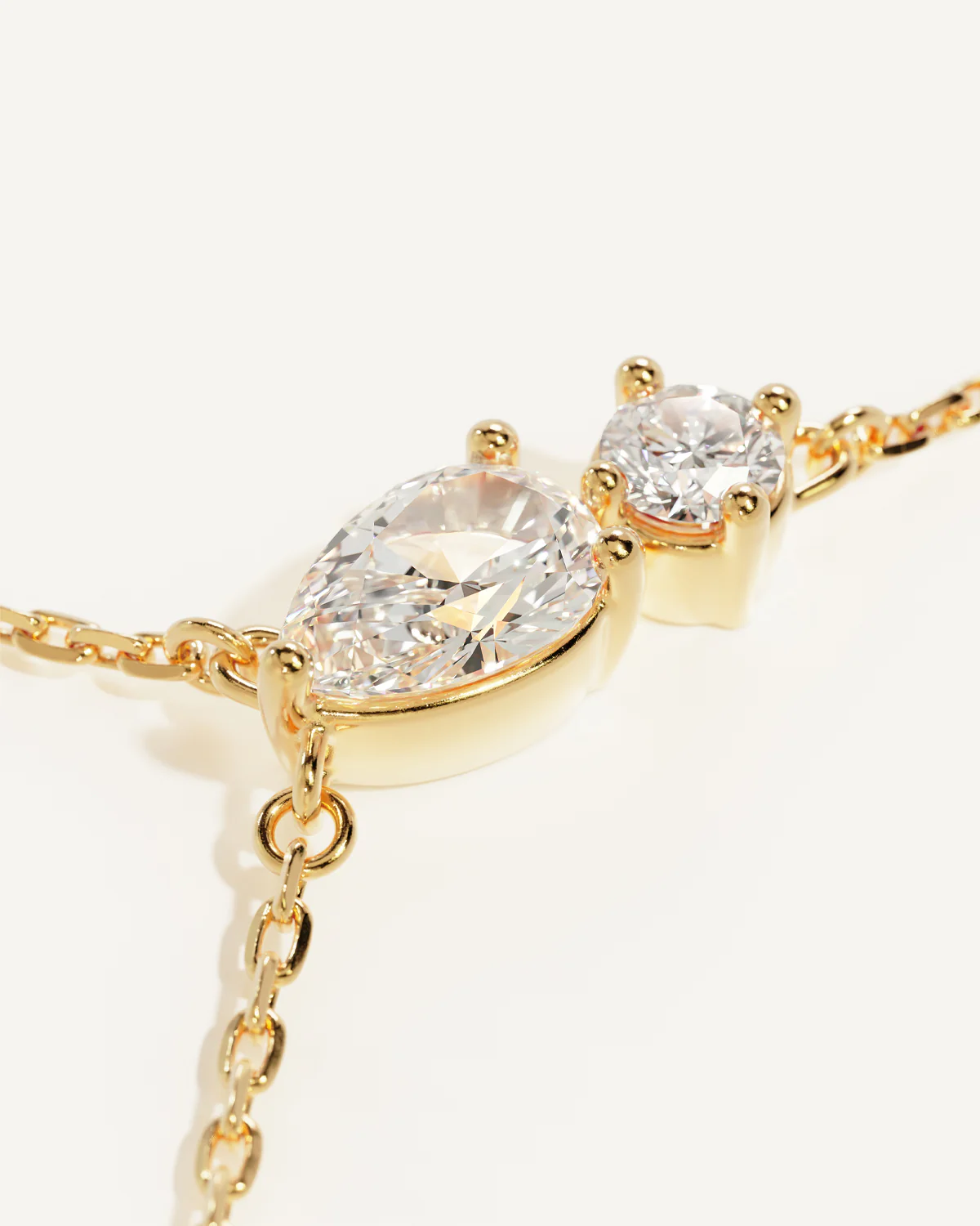 14k Solid Gold With All My Heart Sapphire Necklace - Image 5
