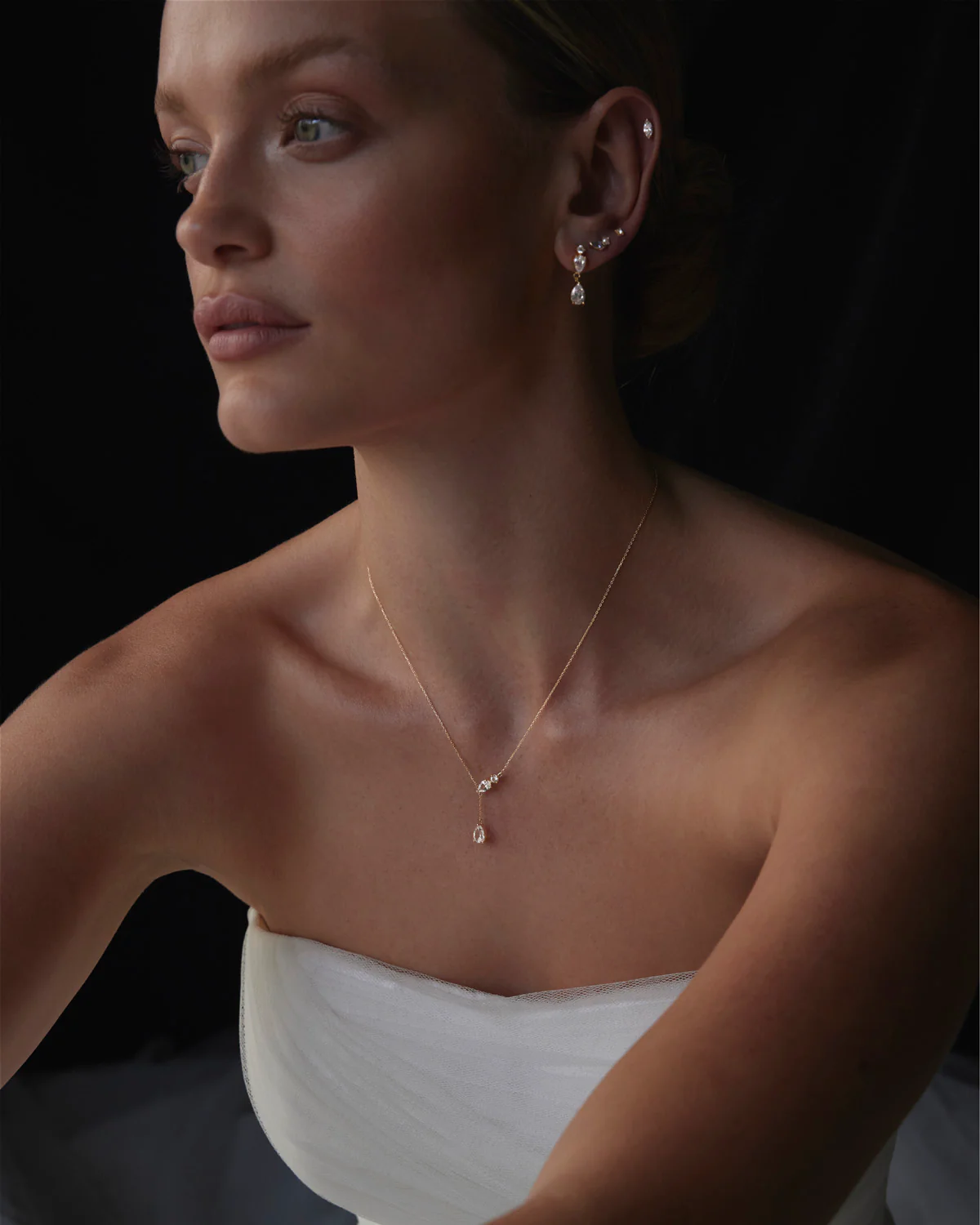 14k Solid Gold With All My Heart Sapphire Necklace - Image 8