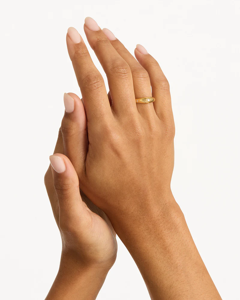 18k Gold Vermeil Align Your Soul Ring - Image 2