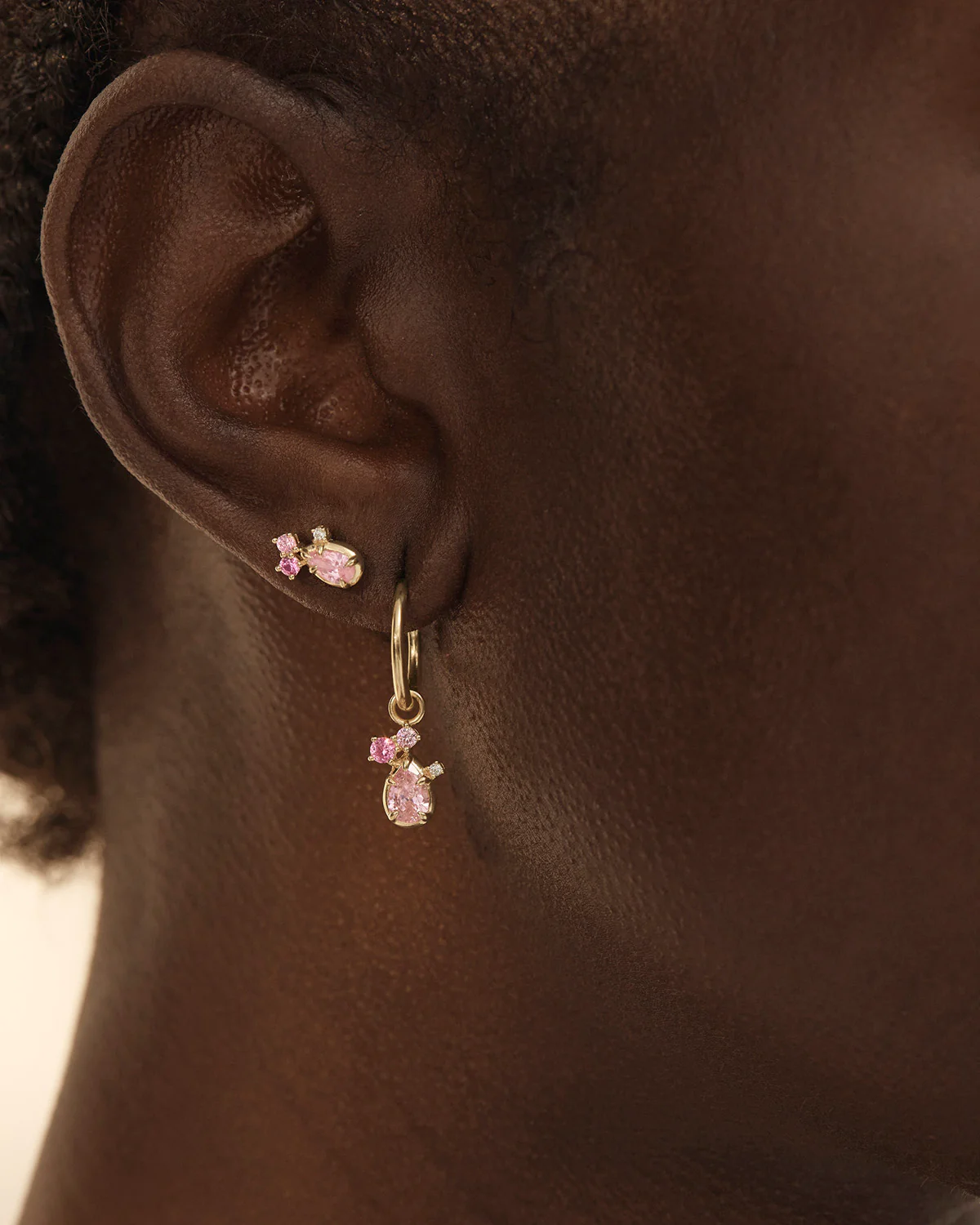 18k Gold Vermeil Awaken Love Hoops - Image 2