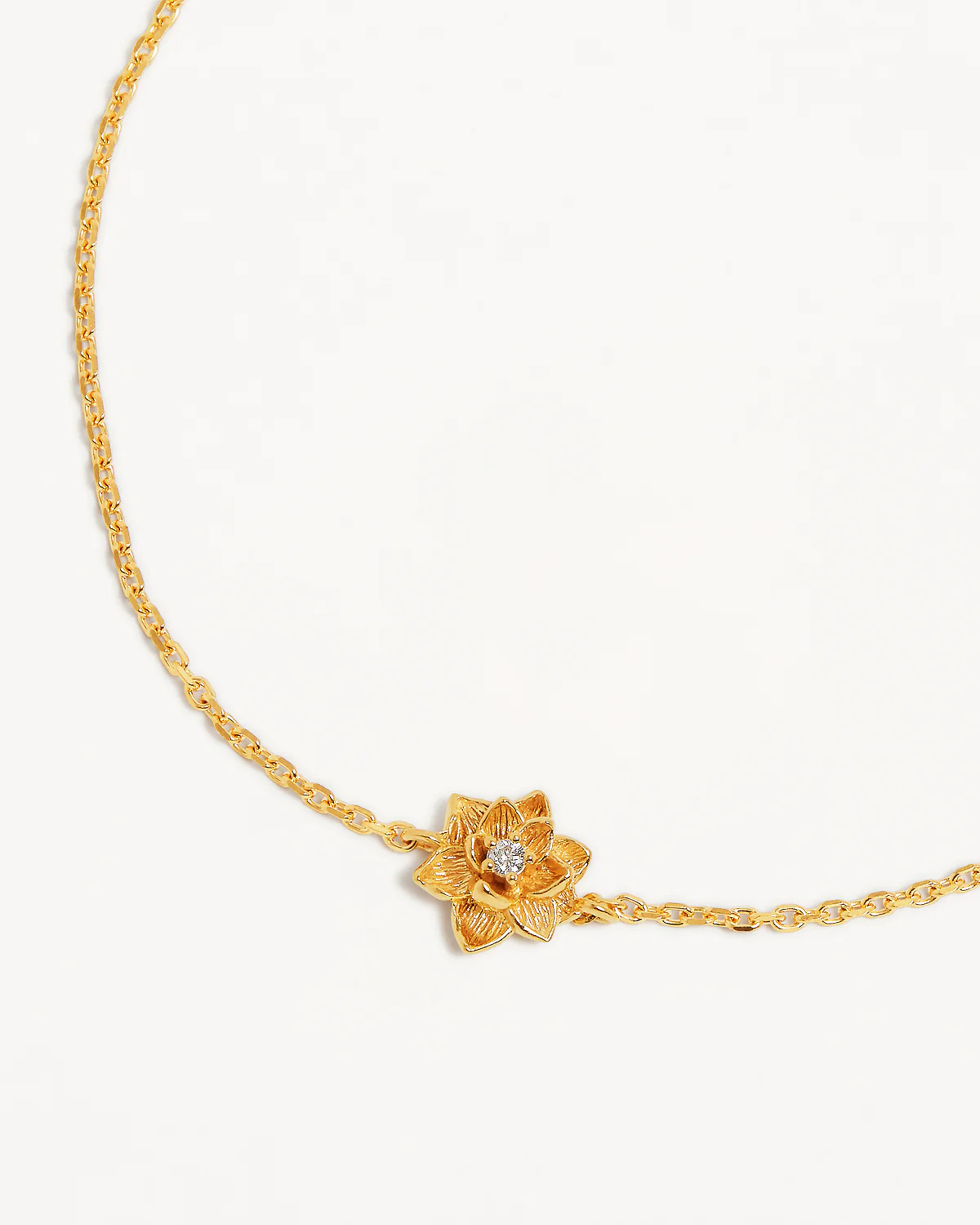 18k Gold Vermeil Bloom Within Lotus Bracelet - Image 3