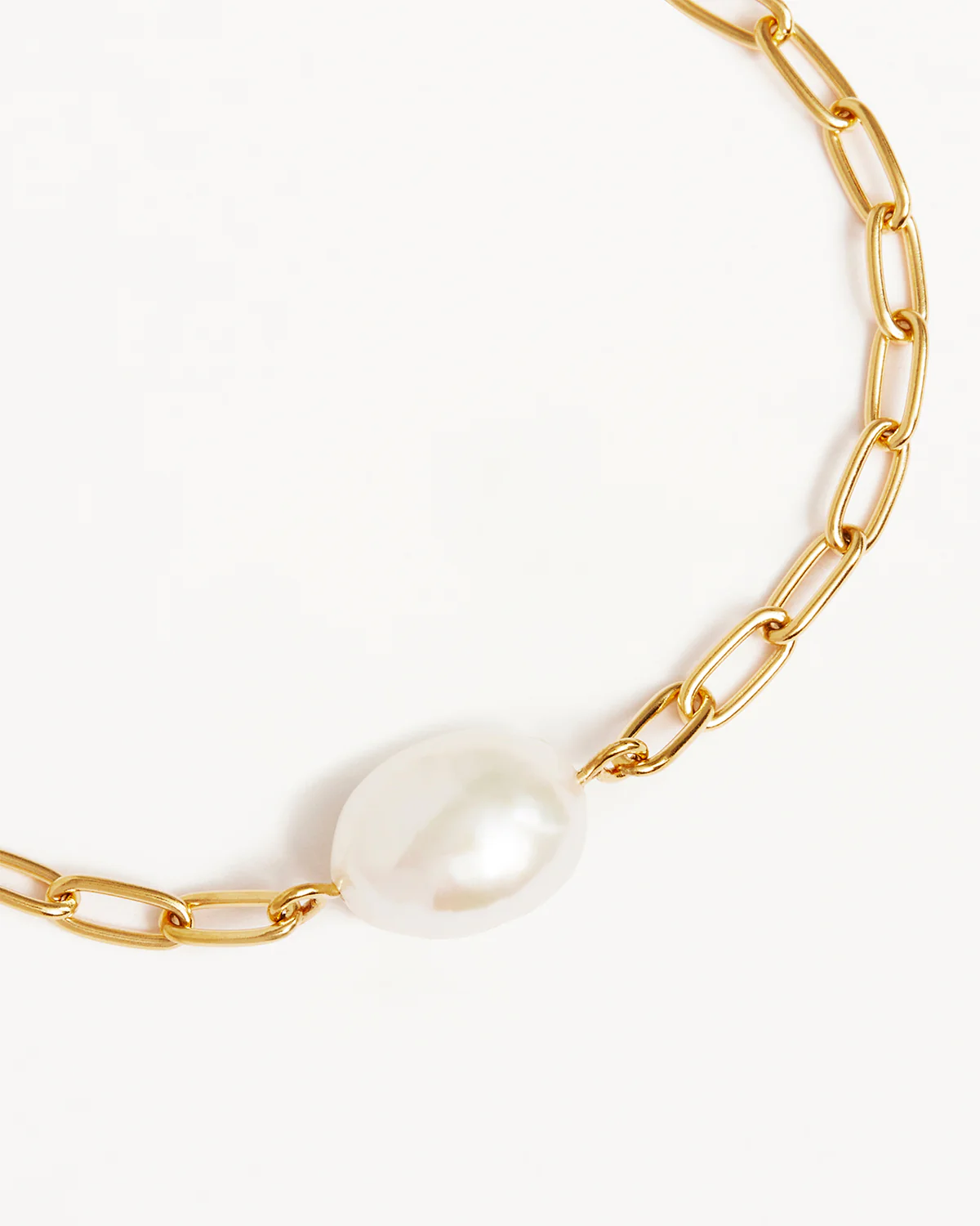 18k Gold Vermeil Breathe Pearl Bracelet - Image 3