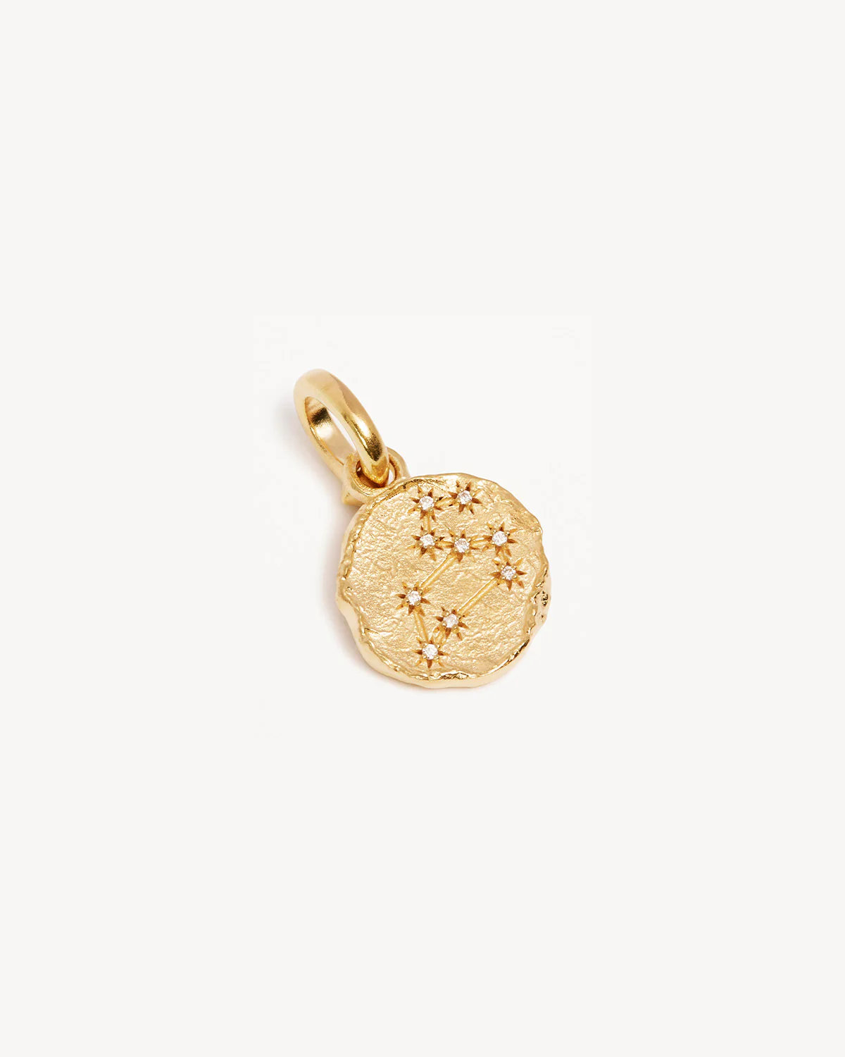 18k Gold Vermeil Cosmic Love Zodiac Annex Link Pendant - Leo - Image 3