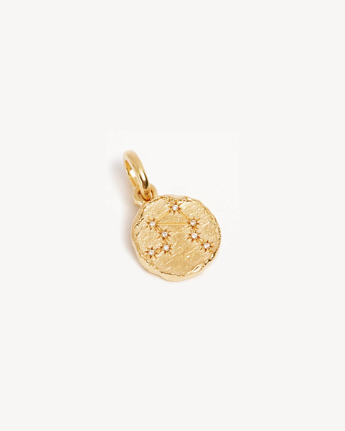 18k Gold Vermeil Cosmic Love Zodiac Annex Link Pendant - Libra - Image 3