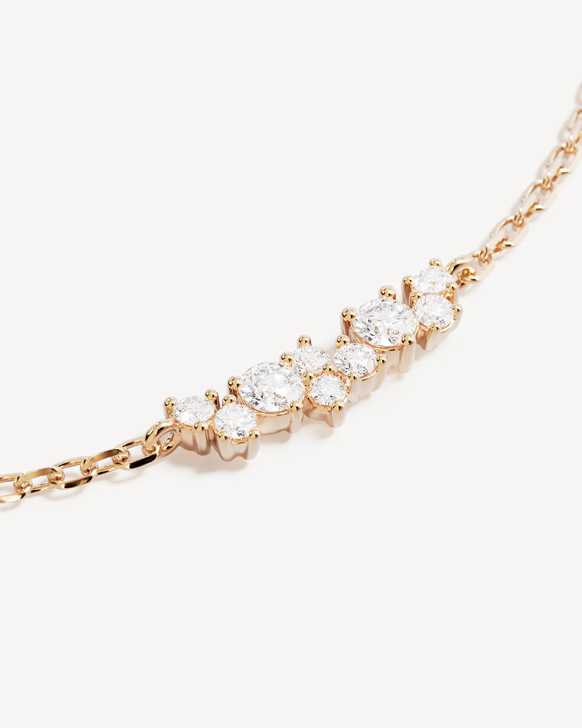 18k Gold Vermeil Crystal Dust Choker - Image 3