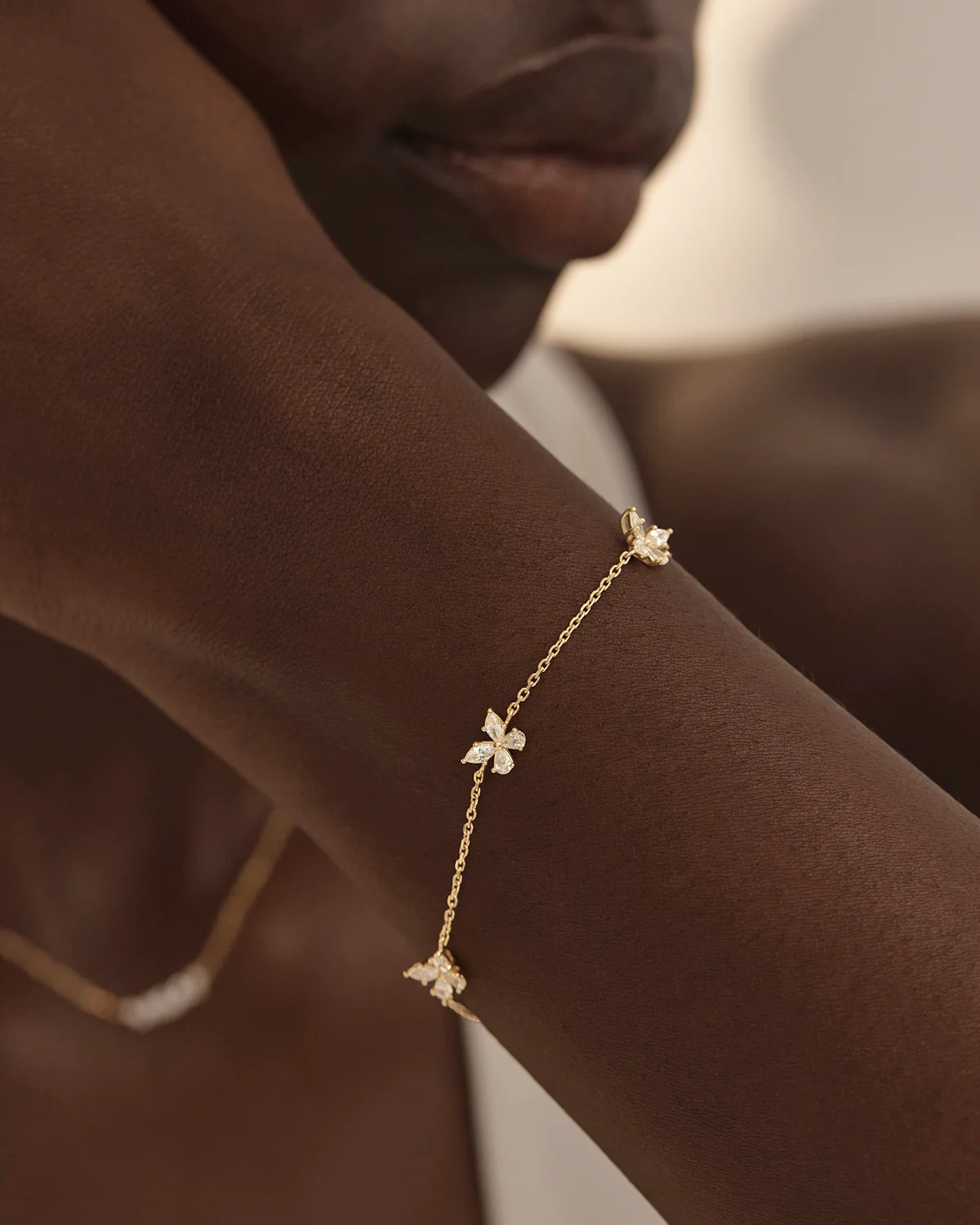 18k Gold Vermeil Dancing in the Wind Bracelet - Image 4