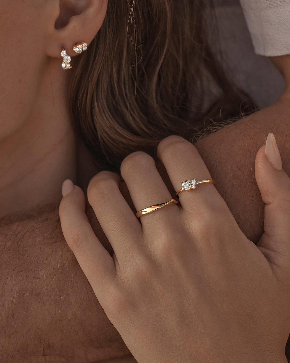 18k Gold Vermeil Dream Lover Heart Ring - Image 2