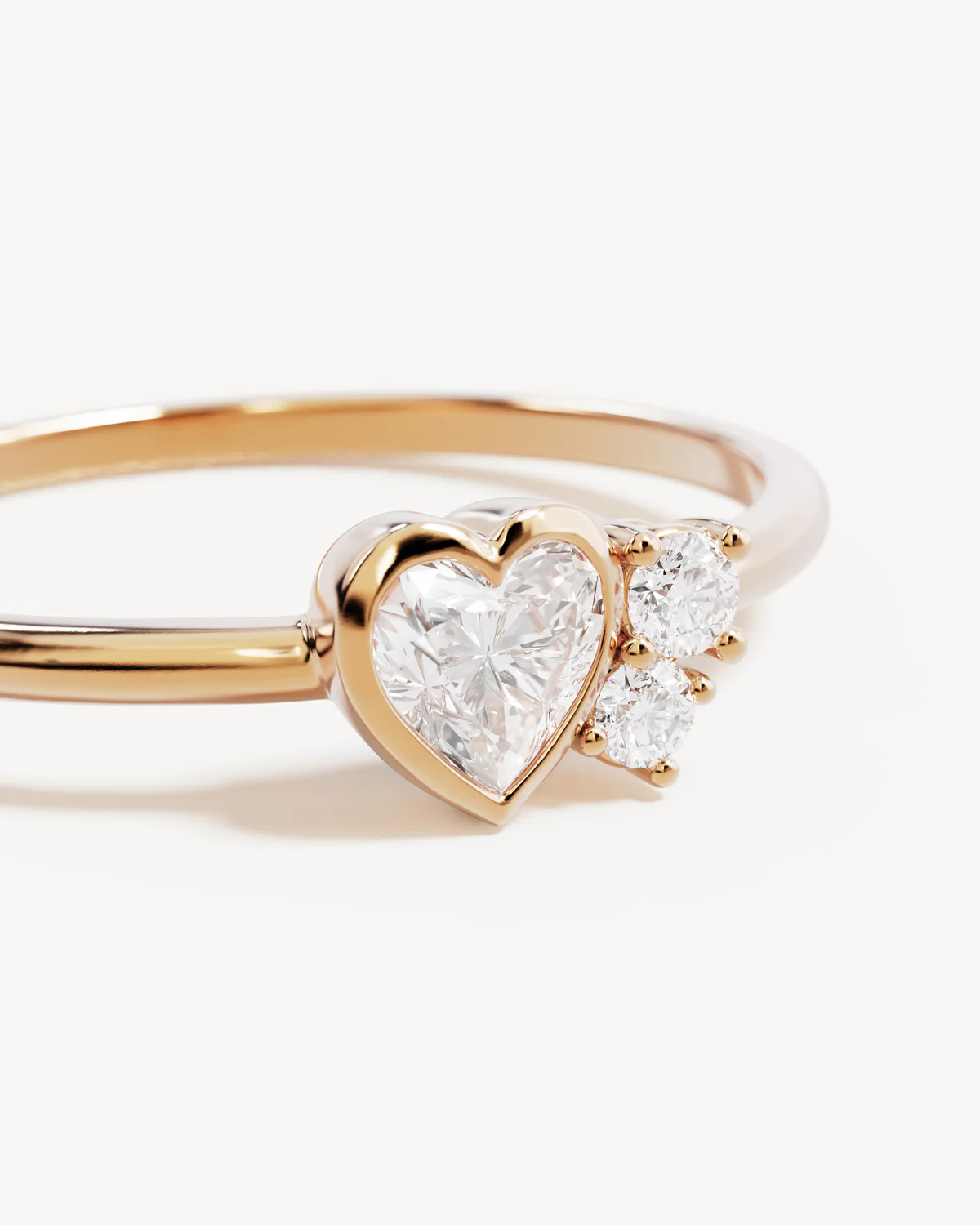 18k Gold Vermeil Dream Lover Heart Ring - Image 3