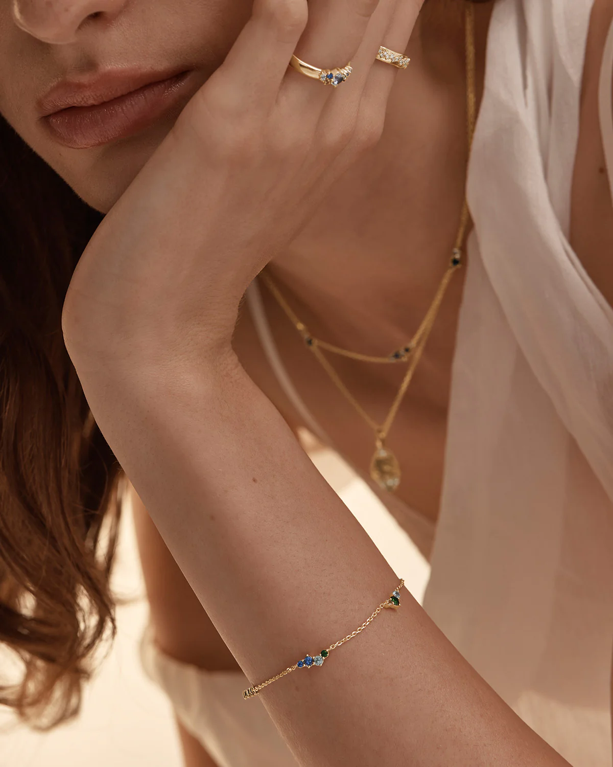 18k Gold Vermeil Endless Skies Bracelet - Image 4