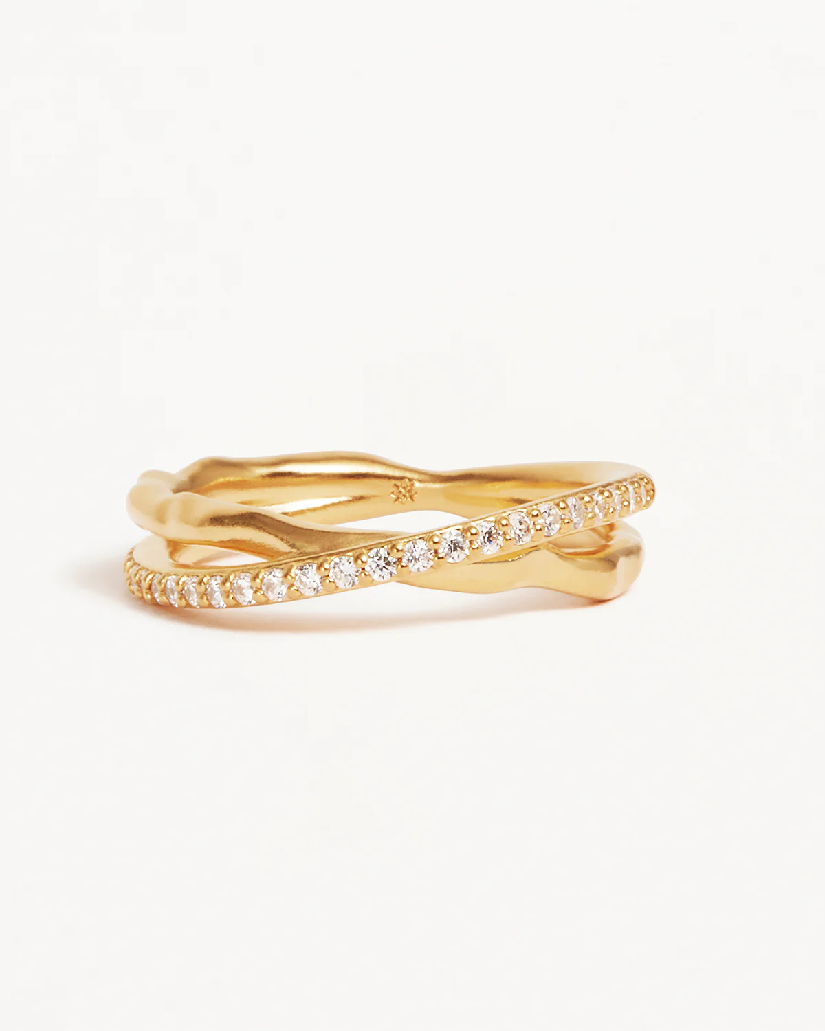 18k Gold Vermeil Entwined Hearts Ring - Image 3