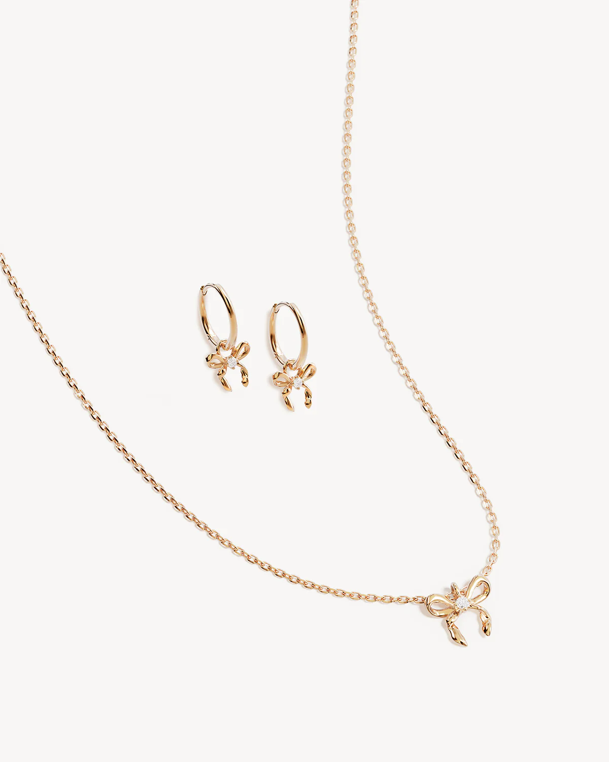 18k Gold Vermeil Forever More Bow Gift Set