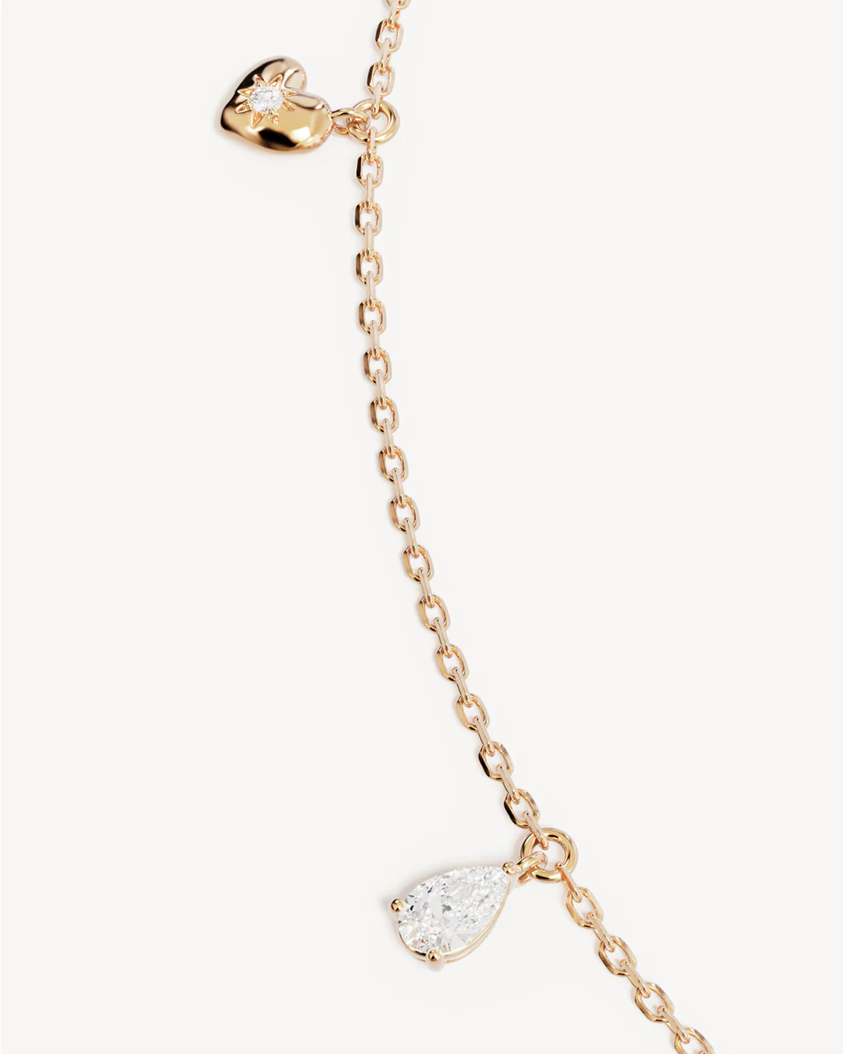 18k Gold Vermeil Forever Yours Charm Choker - Image 3