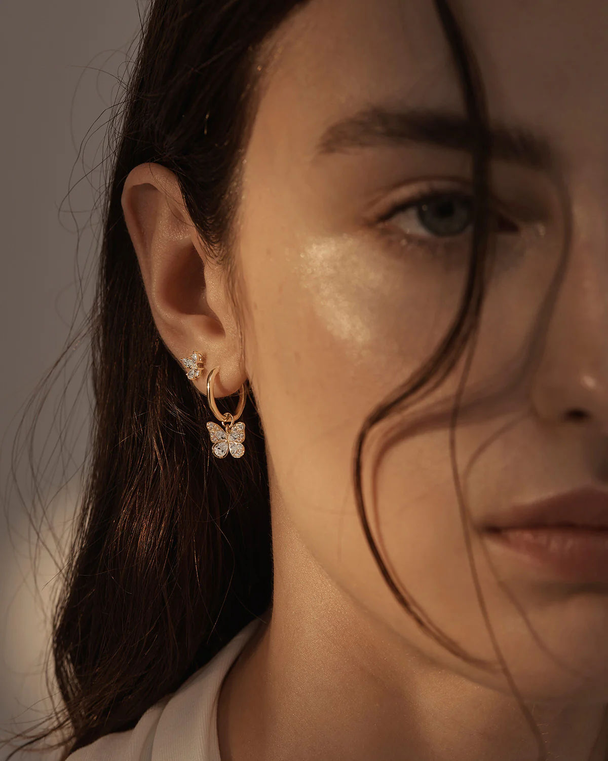 18k Gold Vermeil I Believe, I Become Hoops - Image 4