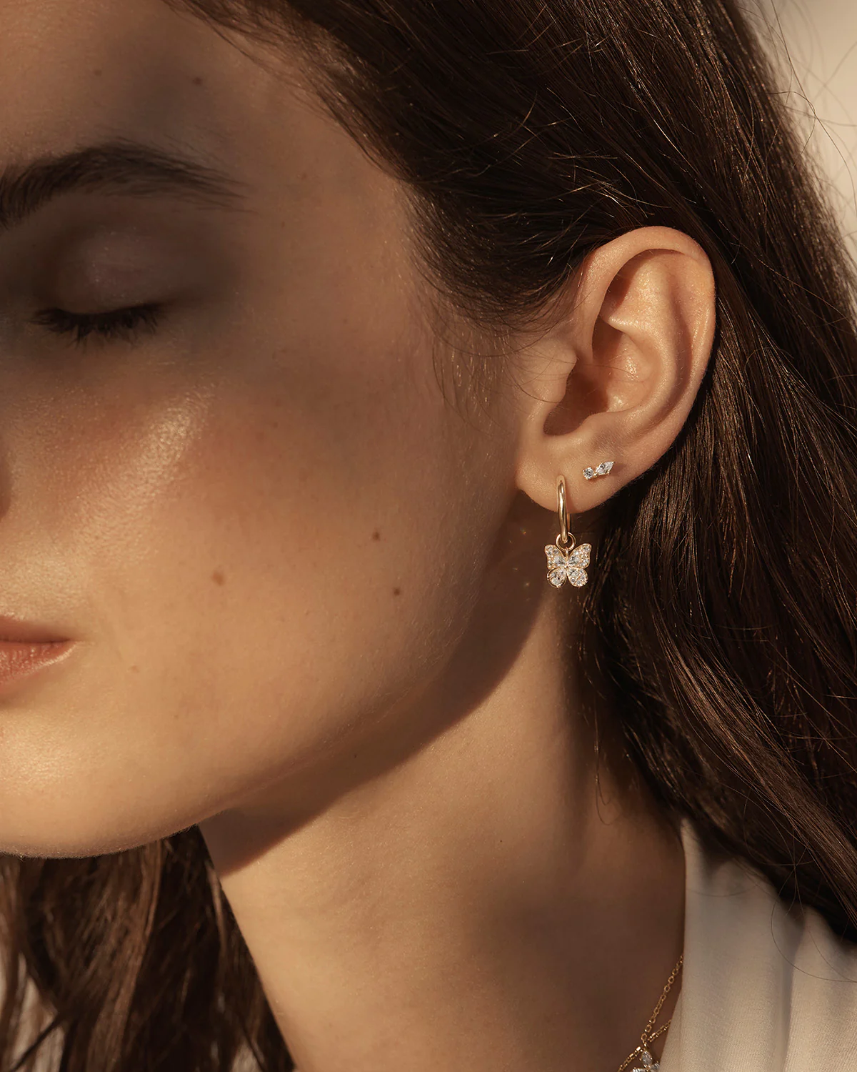 18k Gold Vermeil I Believe, I Become Hoops - Image 5