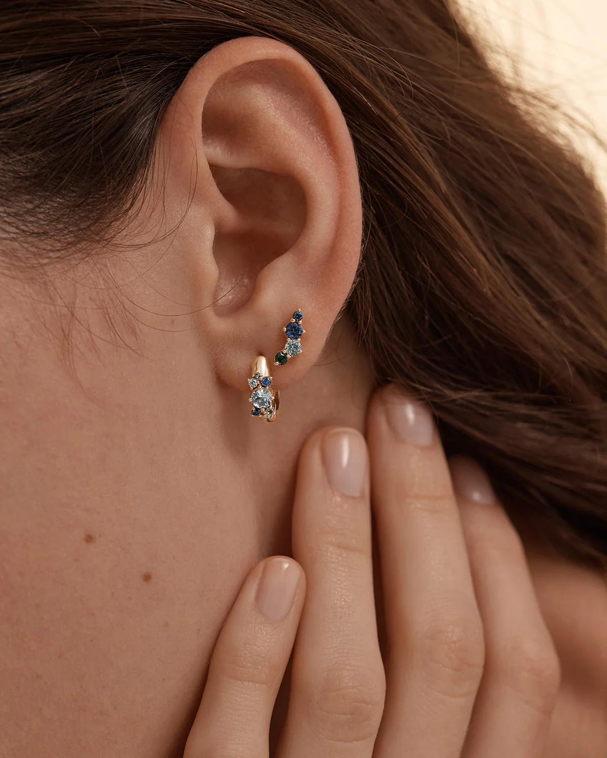 18k Gold Vermeil I Breathe, I Become Hoops - Image 2