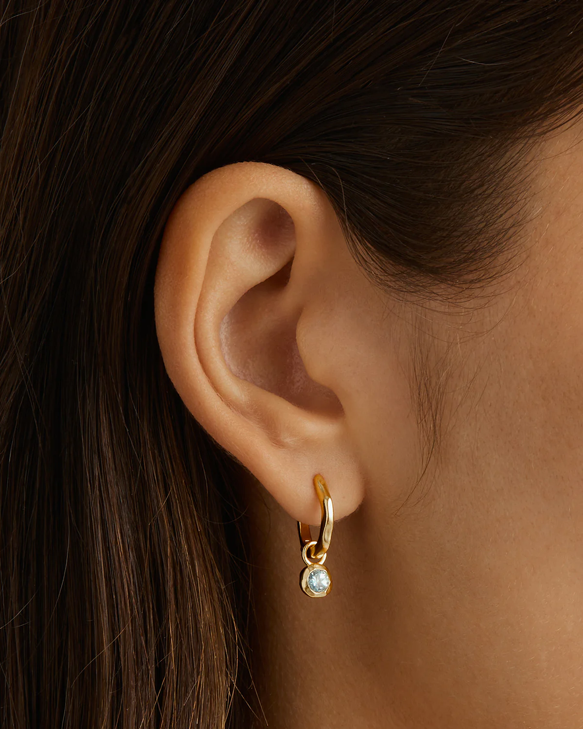 18k Gold Vermeil Infinite Skies Hoops - Image 2