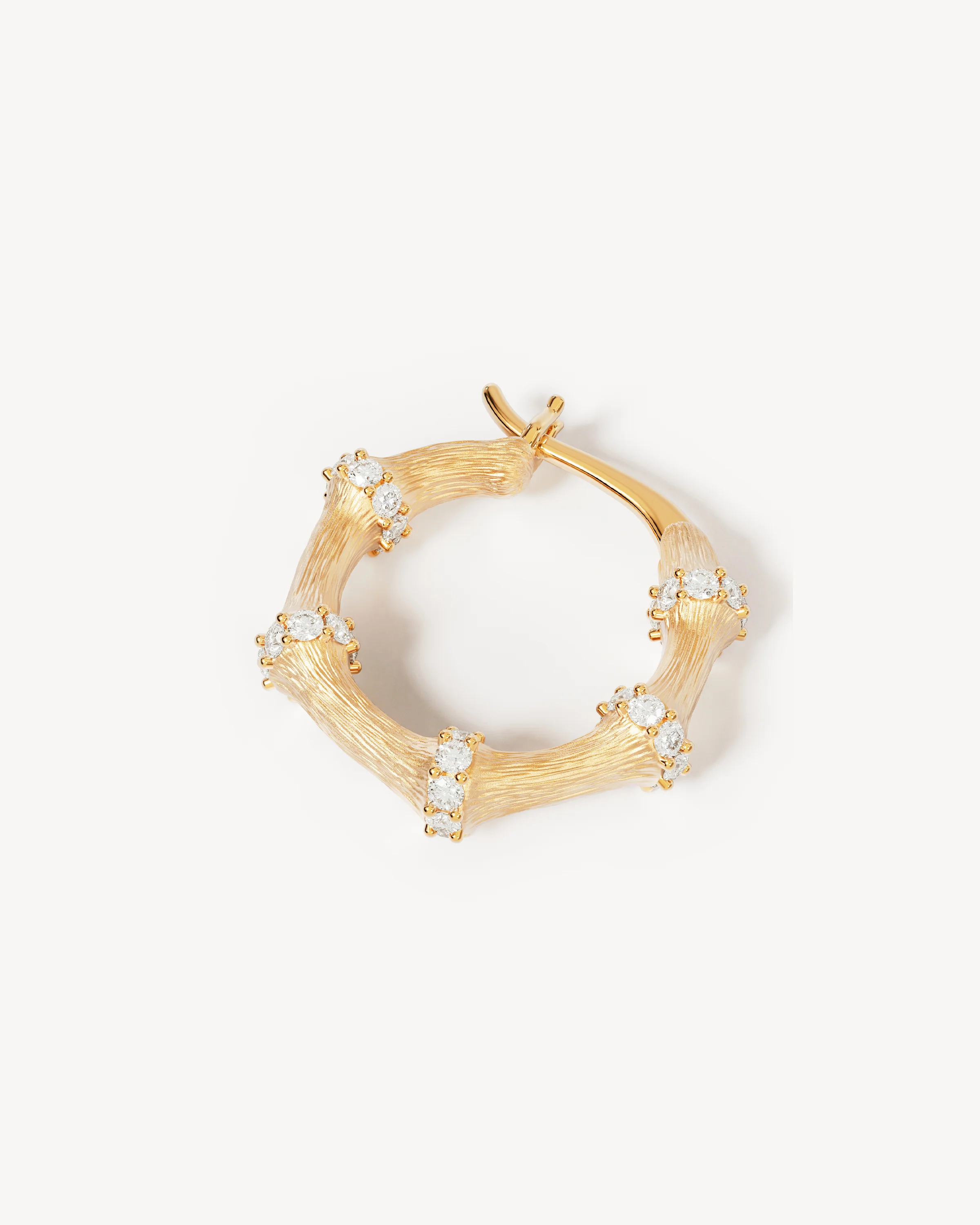 18k Gold Vermeil Intertwined Hoops - Image 3