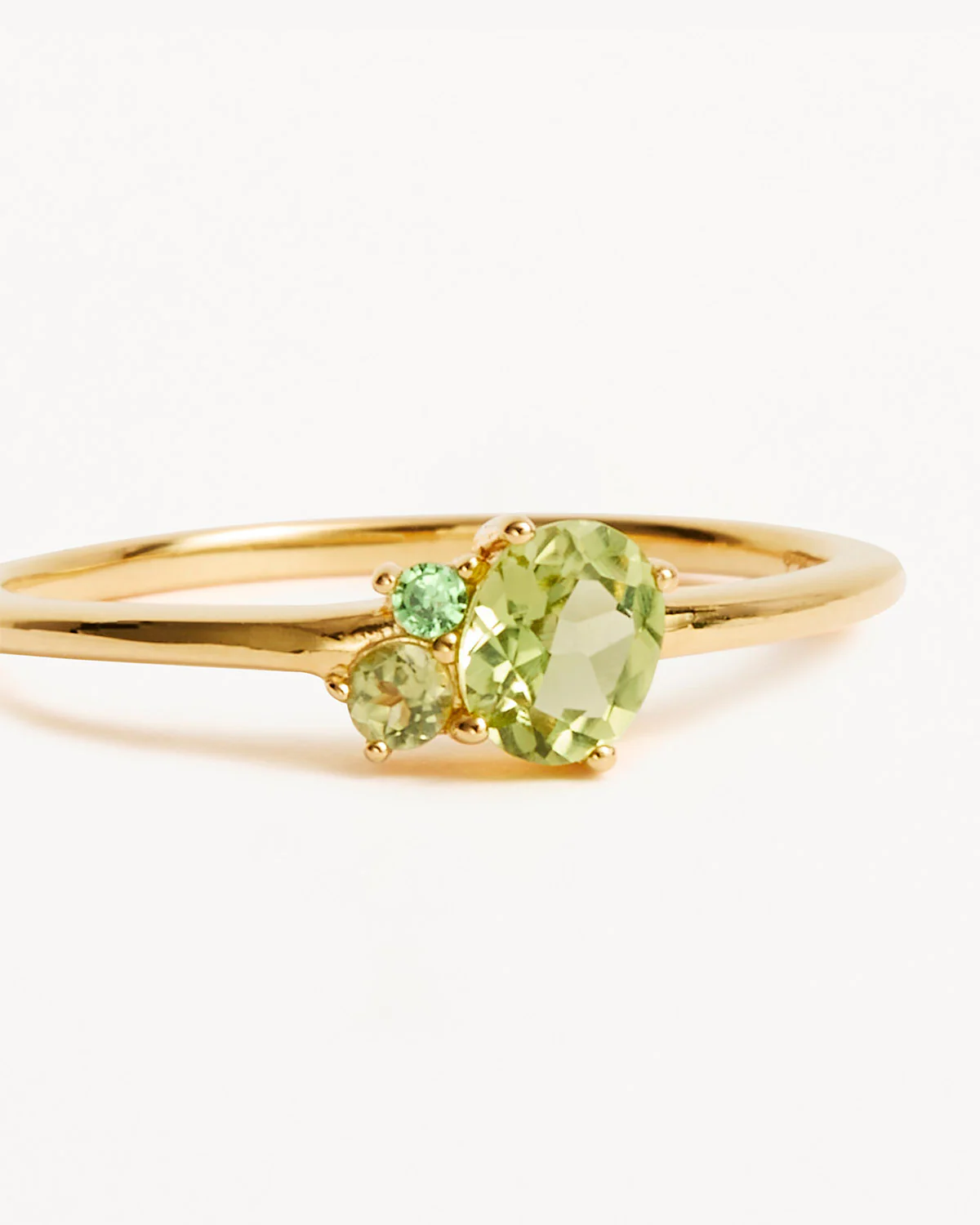 18k Gold Vermeil Kindred Birthstone Ring - August - Image 3