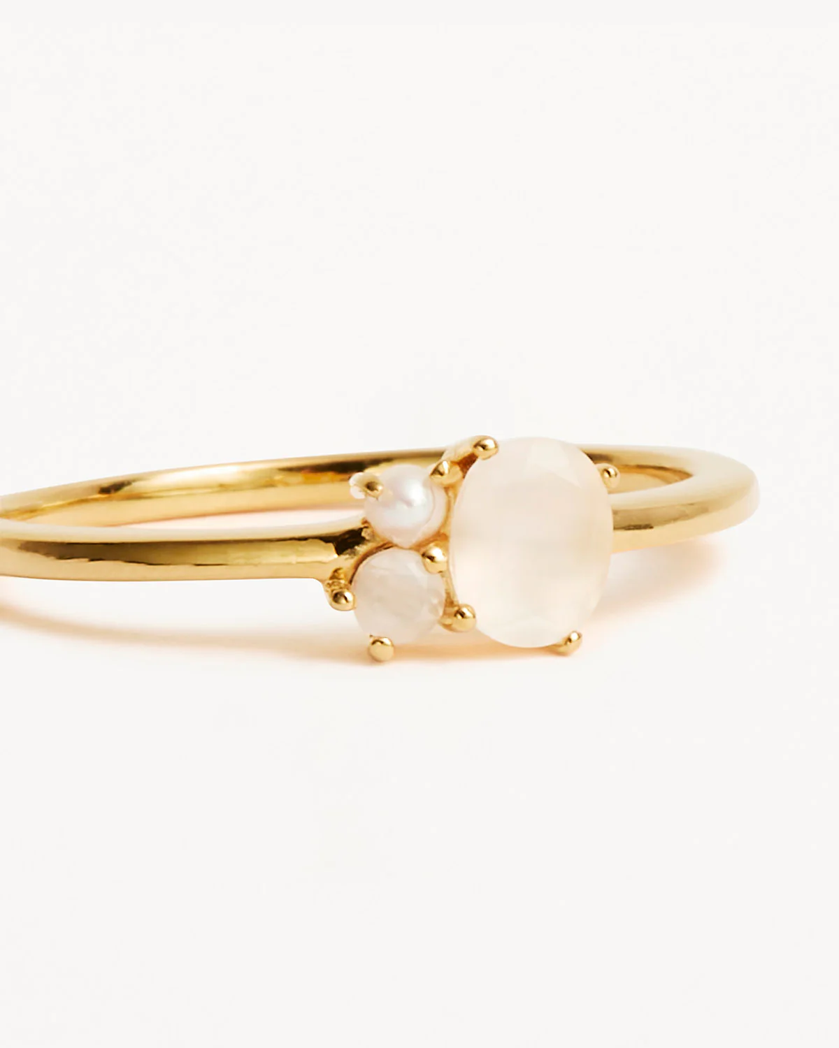 18k Gold Vermeil Kindred Birthstone Ring - June - Image 3