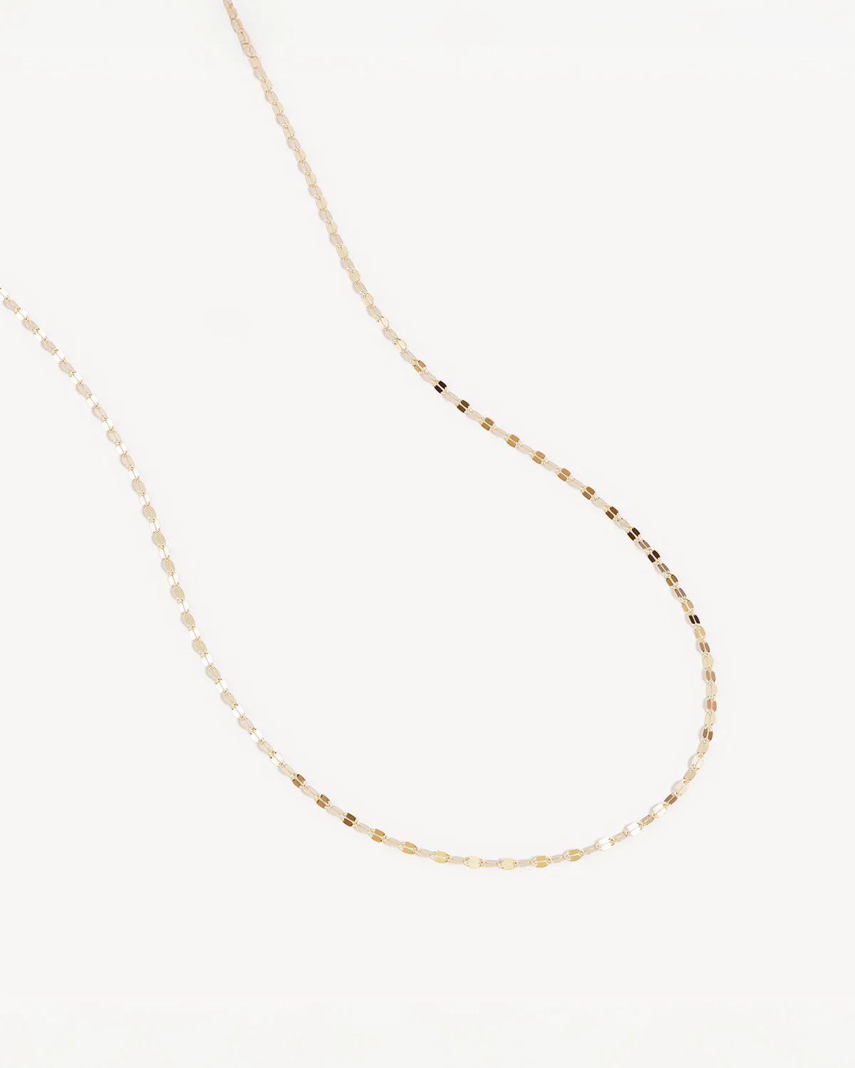 18k Gold Vermeil Light Catcher Sparkle Chain Necklace