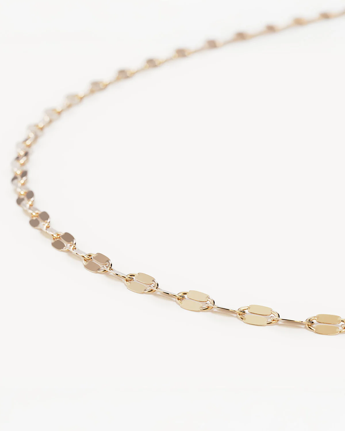18k Gold Vermeil Light Catcher Sparkle Chain Necklace - Image 3