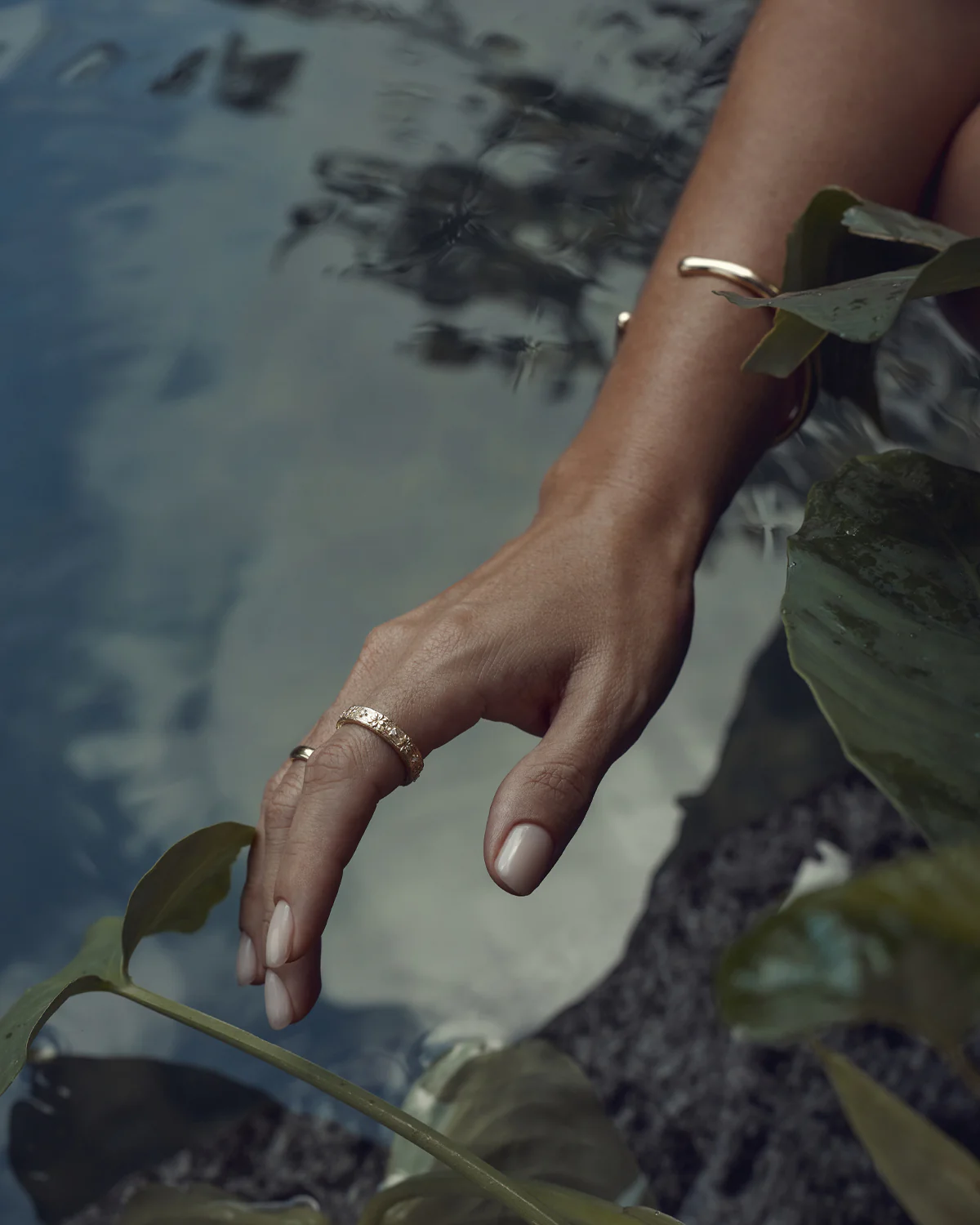 18k Gold Vermeil Live in Grace Ring - Image 5