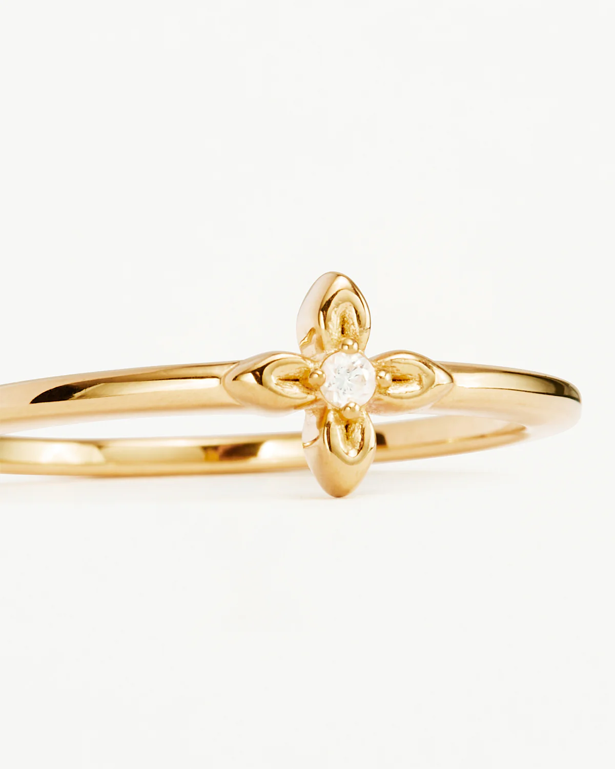 18k Gold Vermeil Live in Light Ring - Image 3
