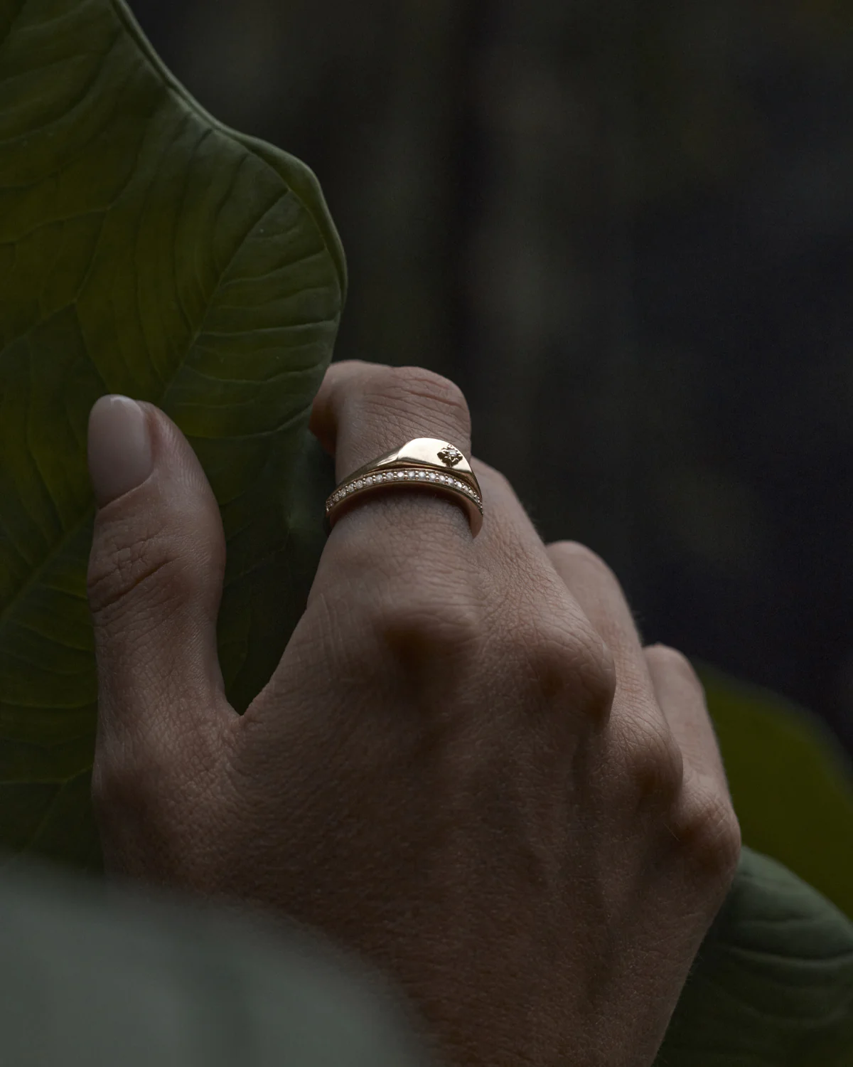 18k Gold Vermeil Lotus Ring - Image 4