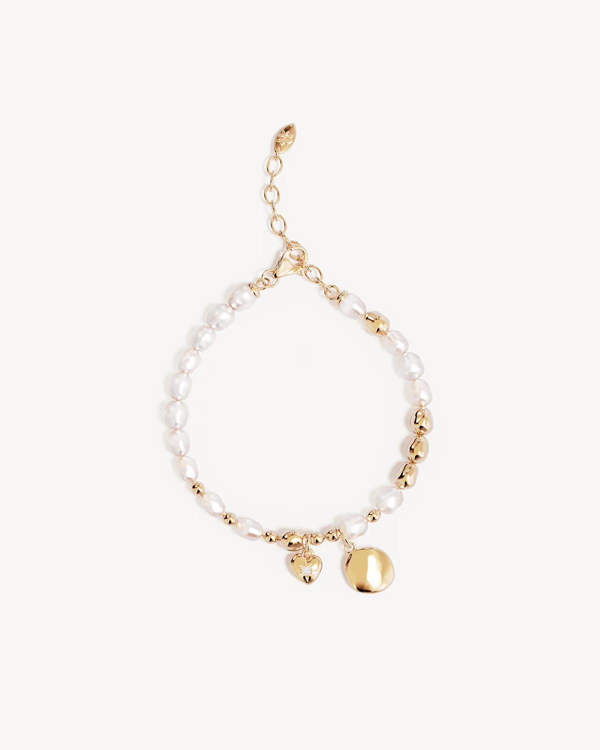 18k Gold Vermeil Love Unbound Pearl Bracelet - Image 3
