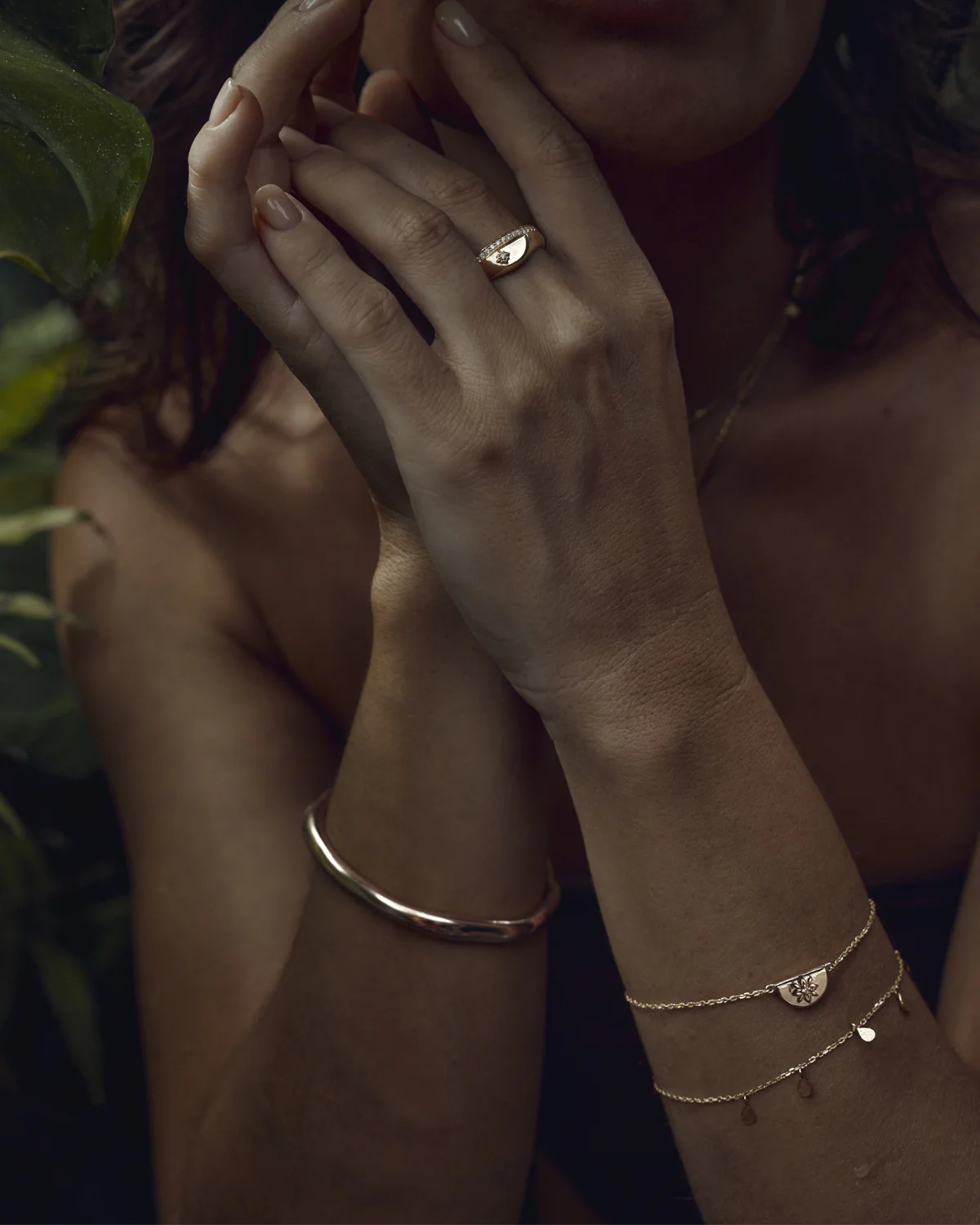 18k Gold Vermeil Lover Bangle - Image 5